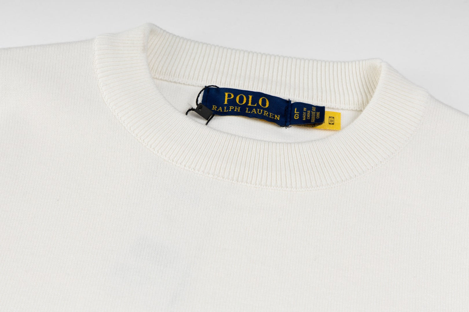Ralph Lauren Klasik Bisiklet Yaka Pamuk Sweatshirt