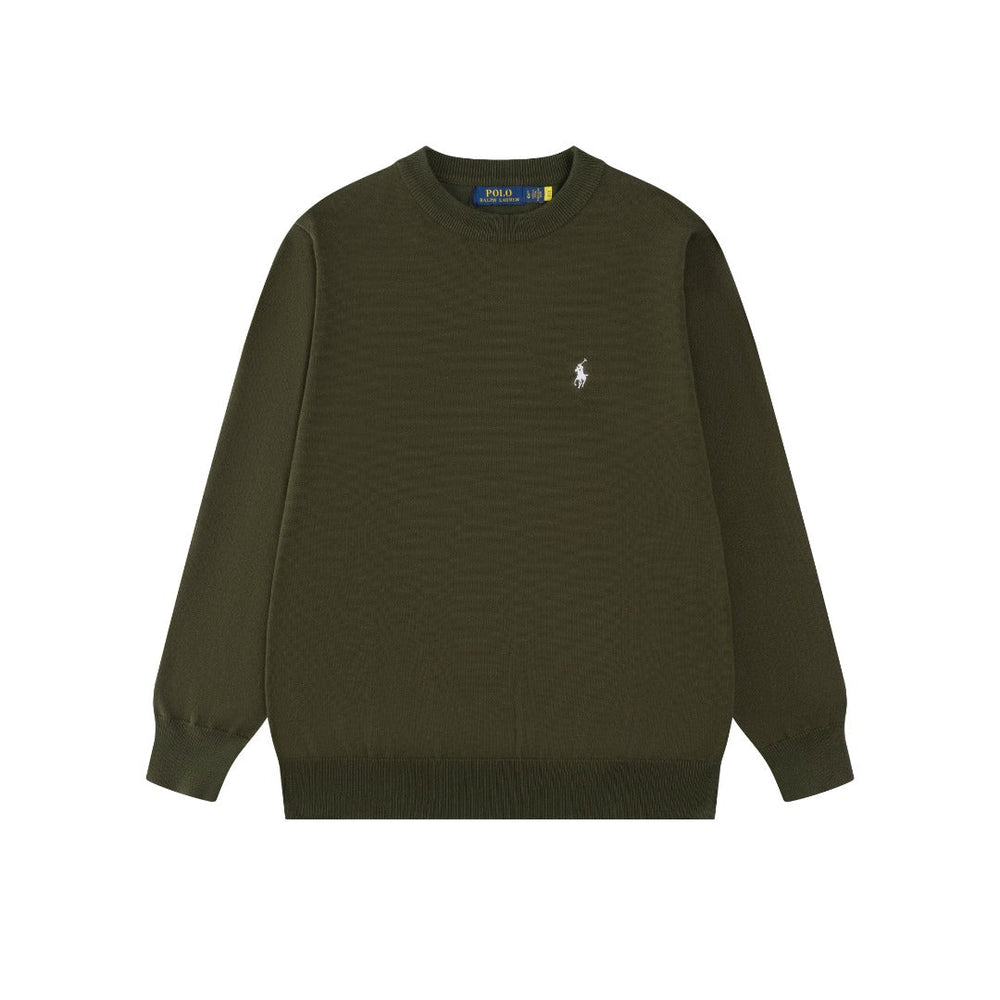 Ralph Lauren Klasik Bisiklet Yaka Pamuklu Sweatshirt