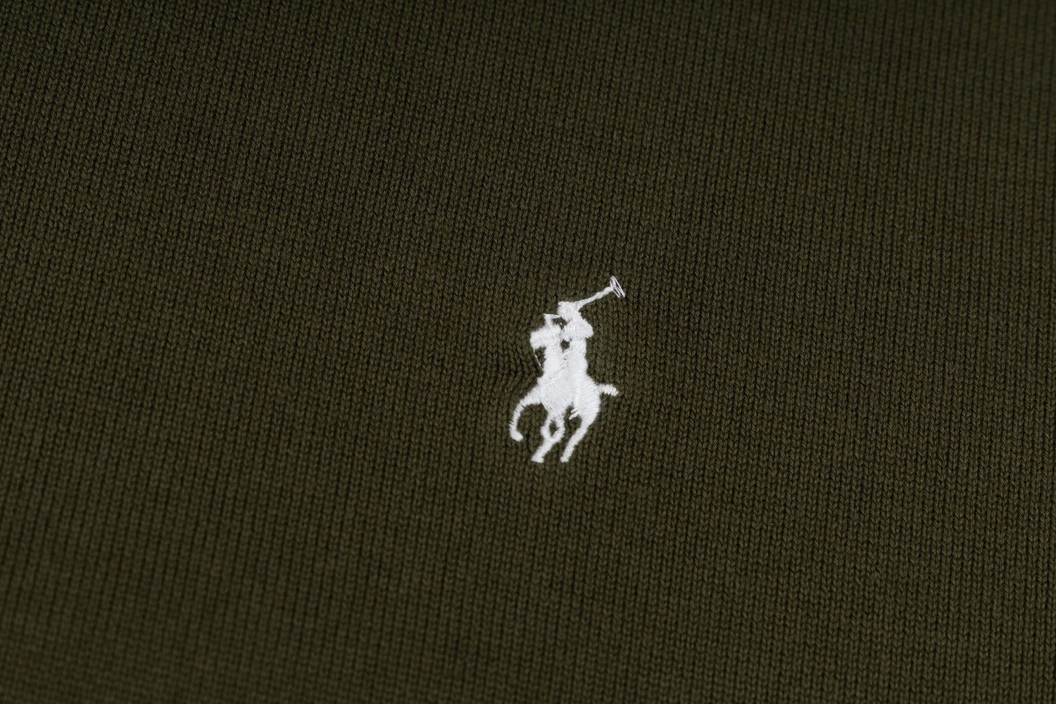 Ralph Lauren Klasik Bisiklet Yaka Pamuklu Sweatshirt