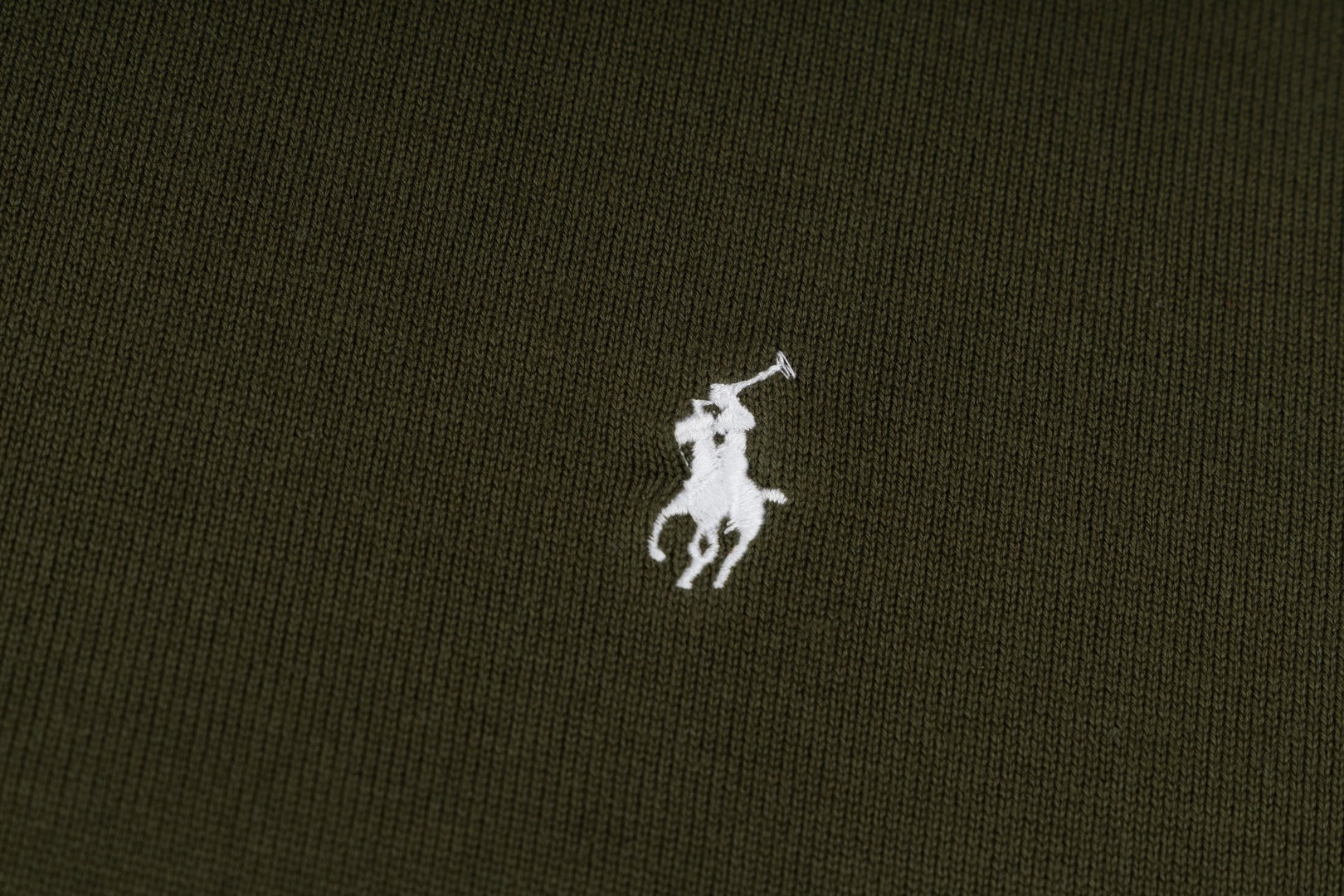 Ralph Lauren Klasik Bisiklet Yaka Pamuklu Sweatshirt