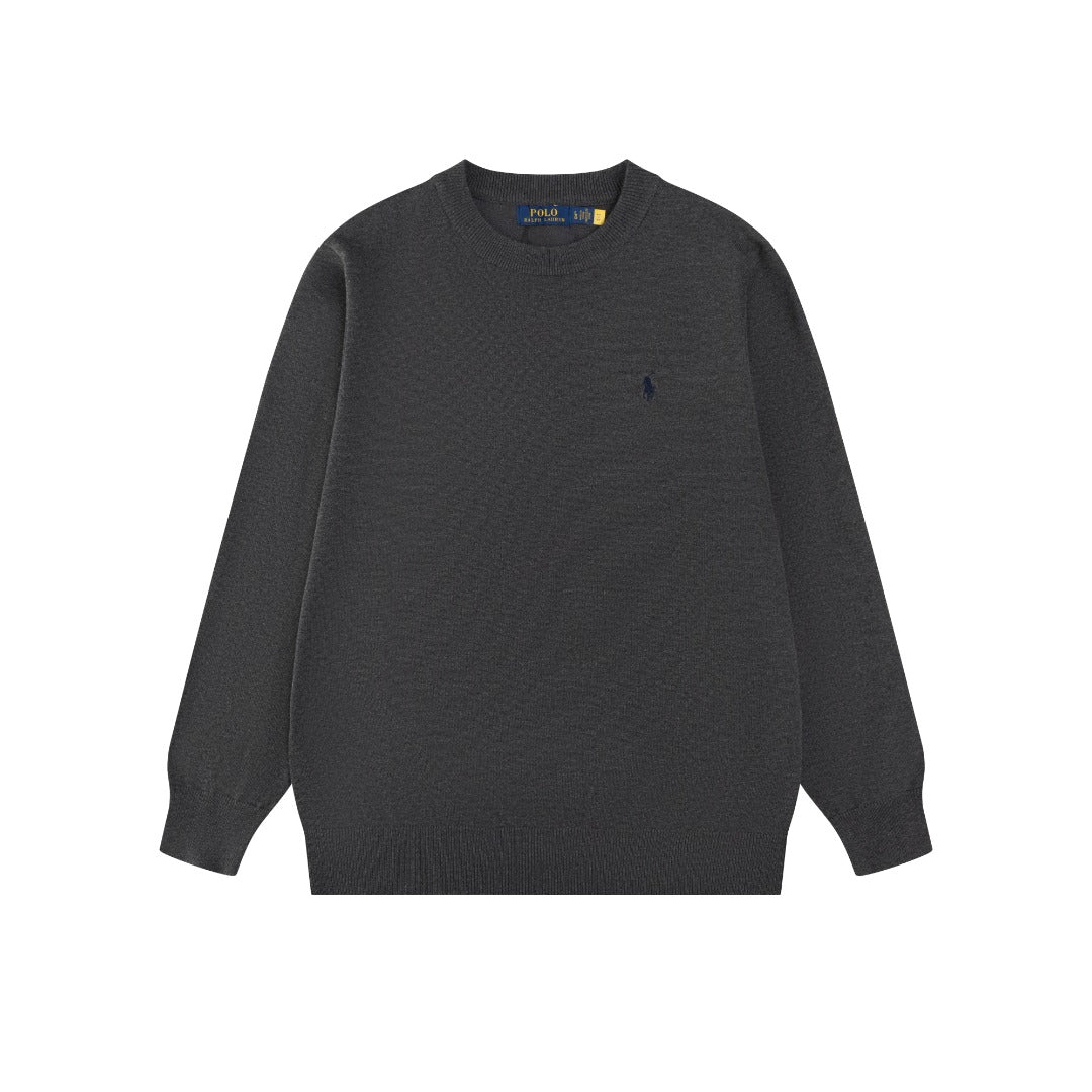 Ralph Lauren Klasik Bisiklet Yaka Pamuklu Sweatshirt