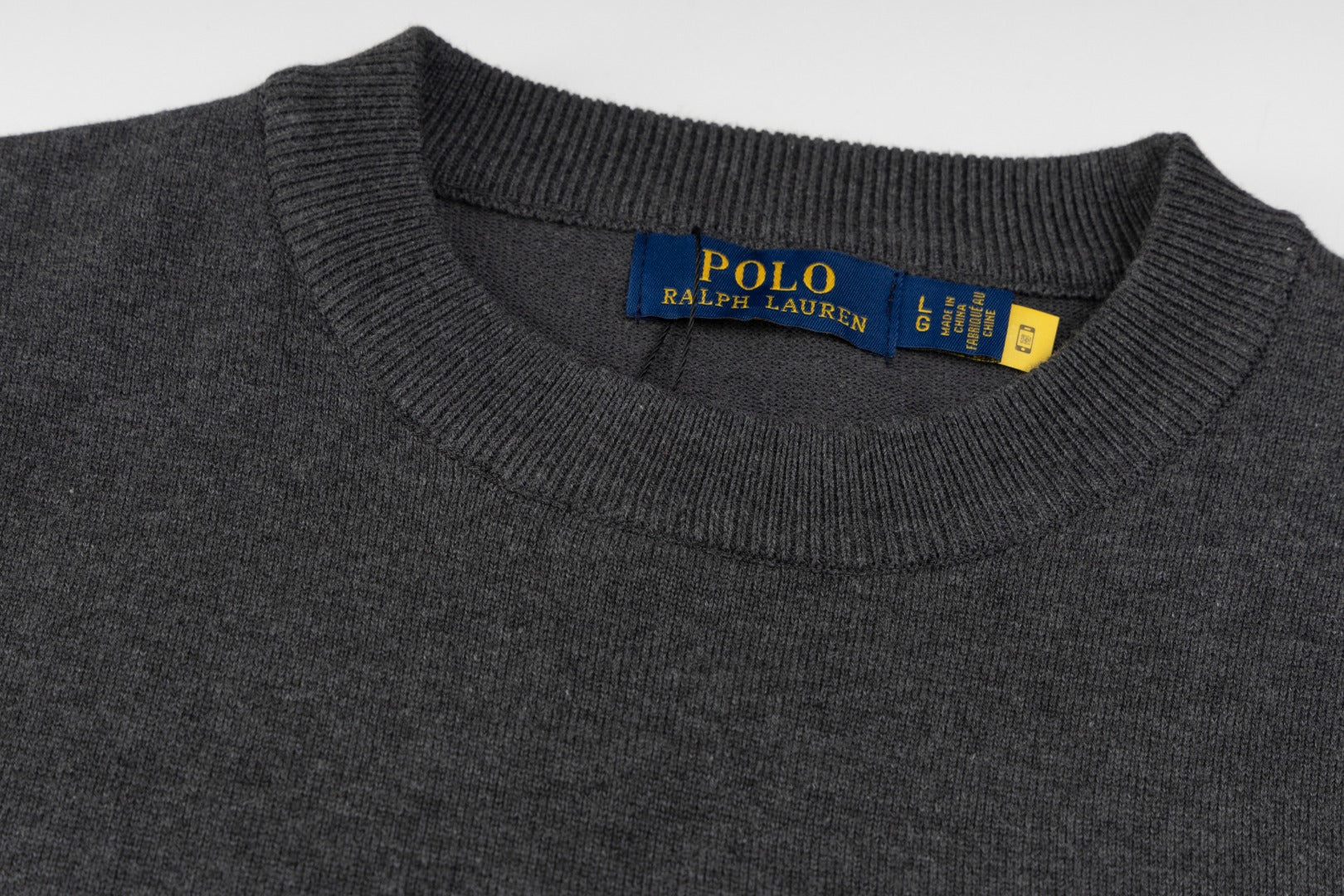 Ralph Lauren Klasik Bisiklet Yaka Pamuklu Sweatshirt