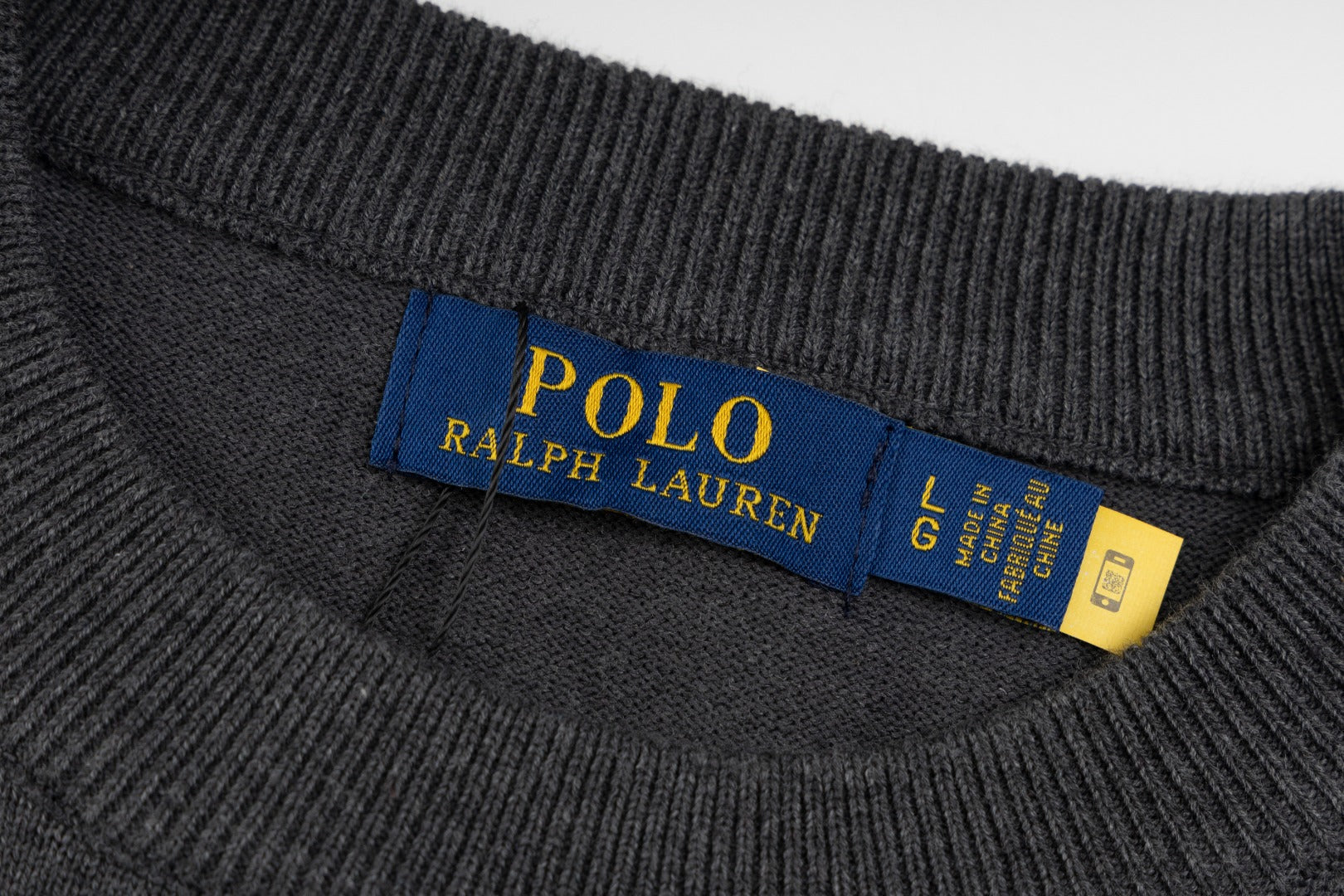 Ralph Lauren Klasik Bisiklet Yaka Pamuklu Sweatshirt