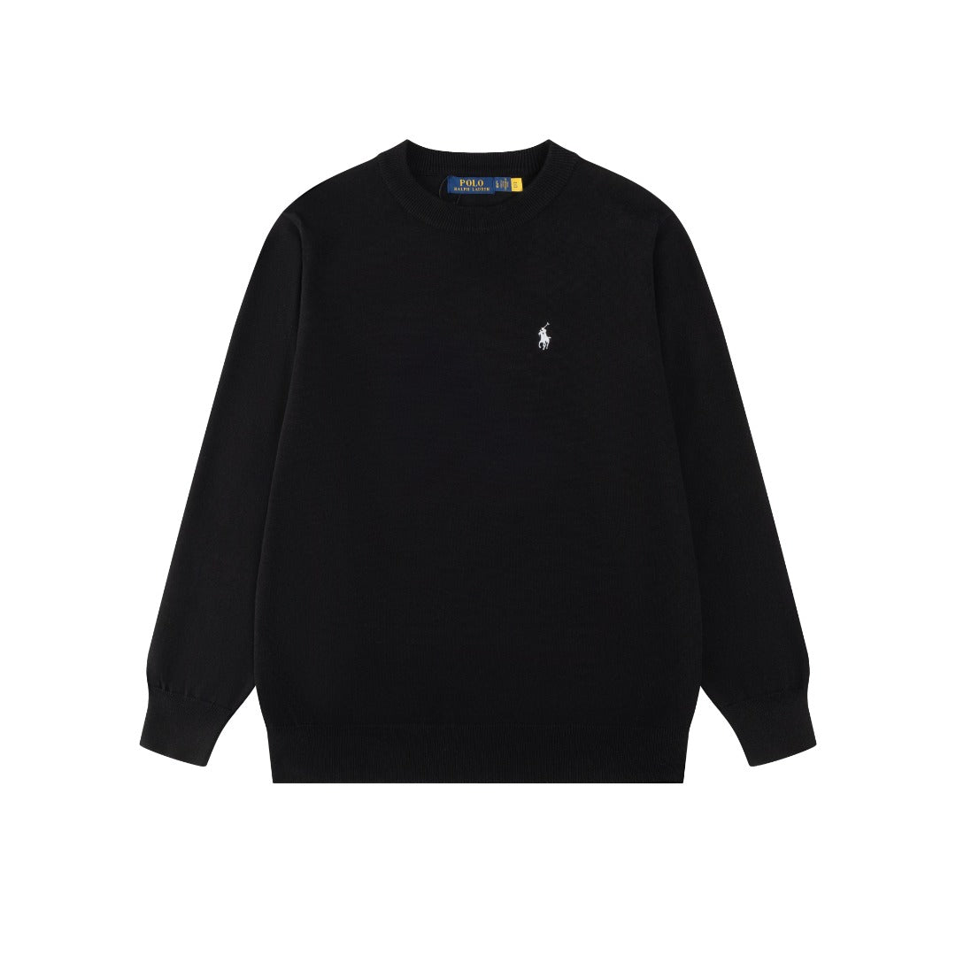 Ralph Lauren Klasik Bisiklet Yaka Pamuklu Sweatshirt