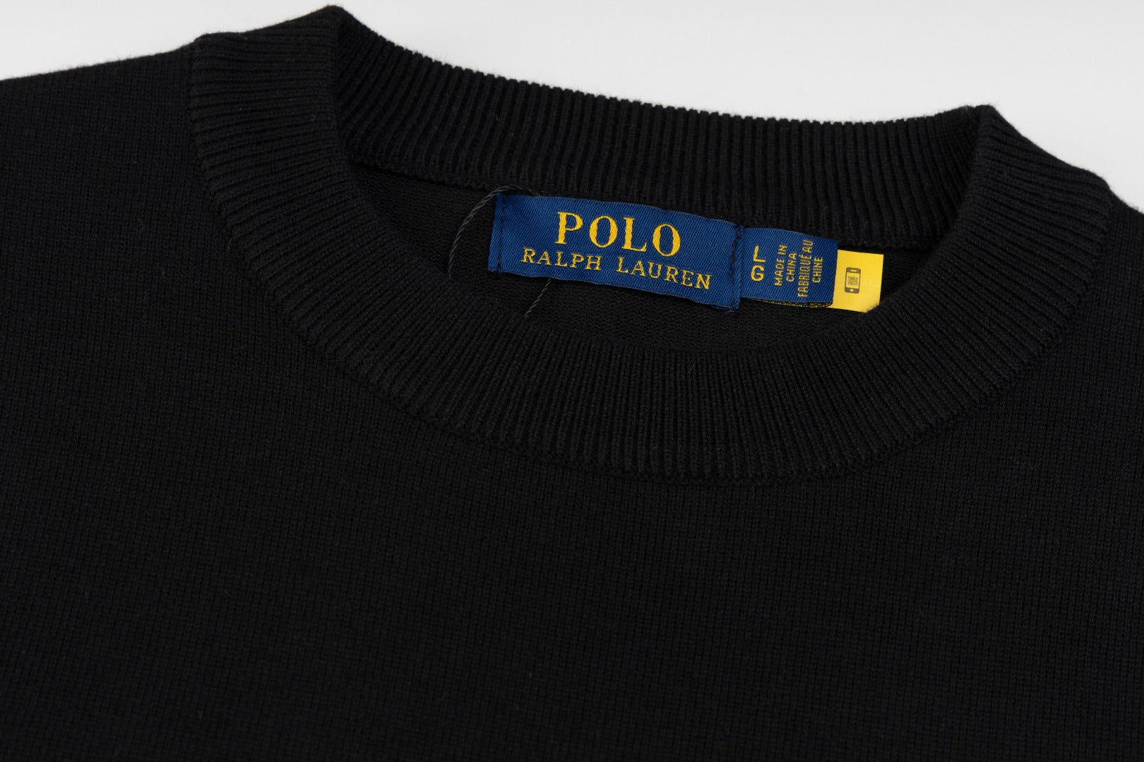 Ralph Lauren Klasik Bisiklet Yaka Pamuklu Sweatshirt