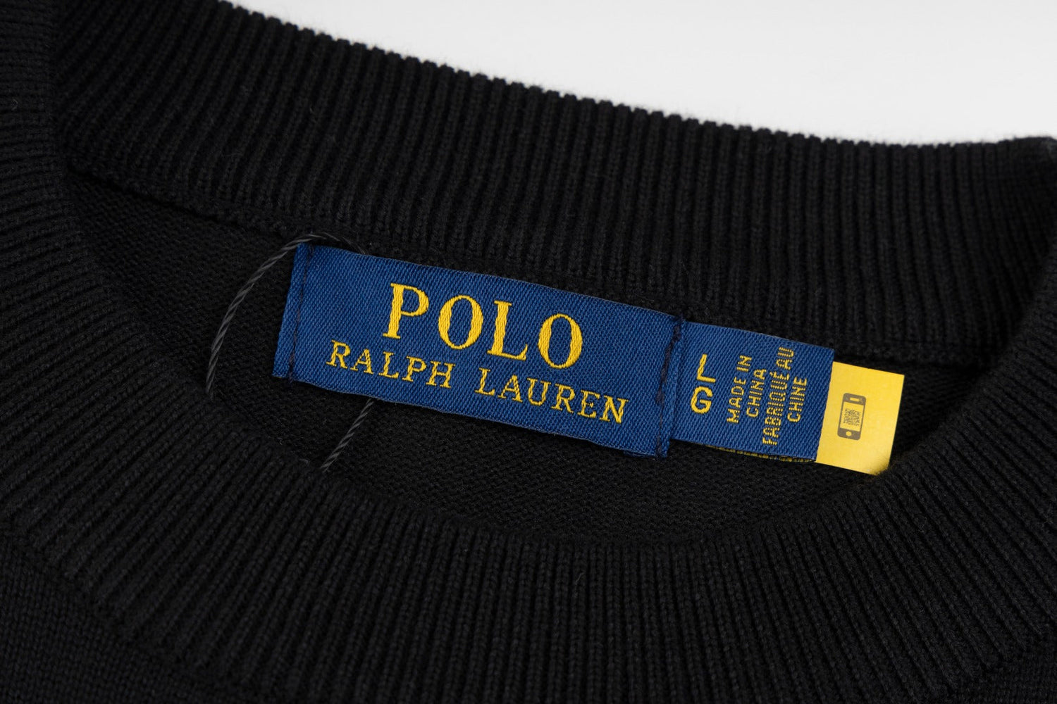 Ralph Lauren Klasik Bisiklet Yaka Pamuklu Sweatshirt