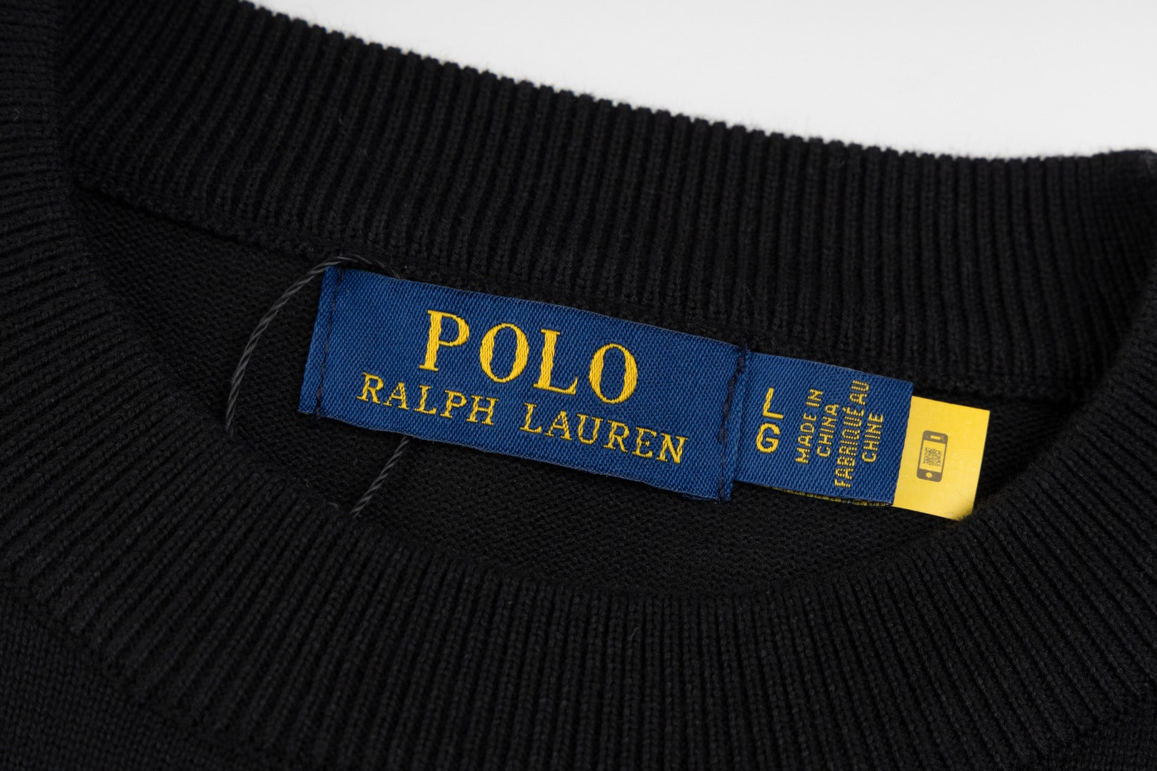 Ralph Lauren Klasik Bisiklet Yaka Pamuklu Sweatshirt
