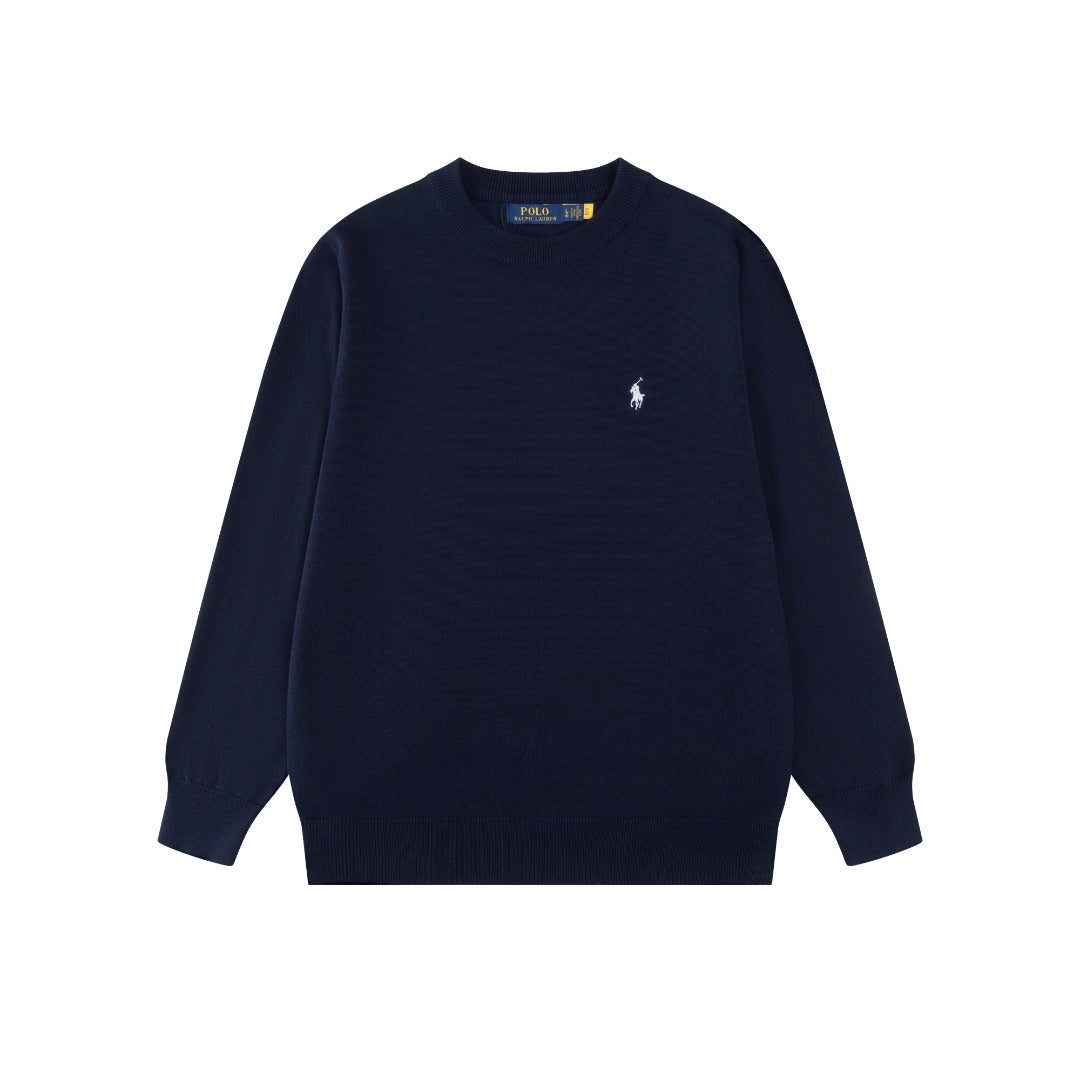 Ralph Lauren Klasik Bisiklet Yaka Pamuklu Sweatshirt