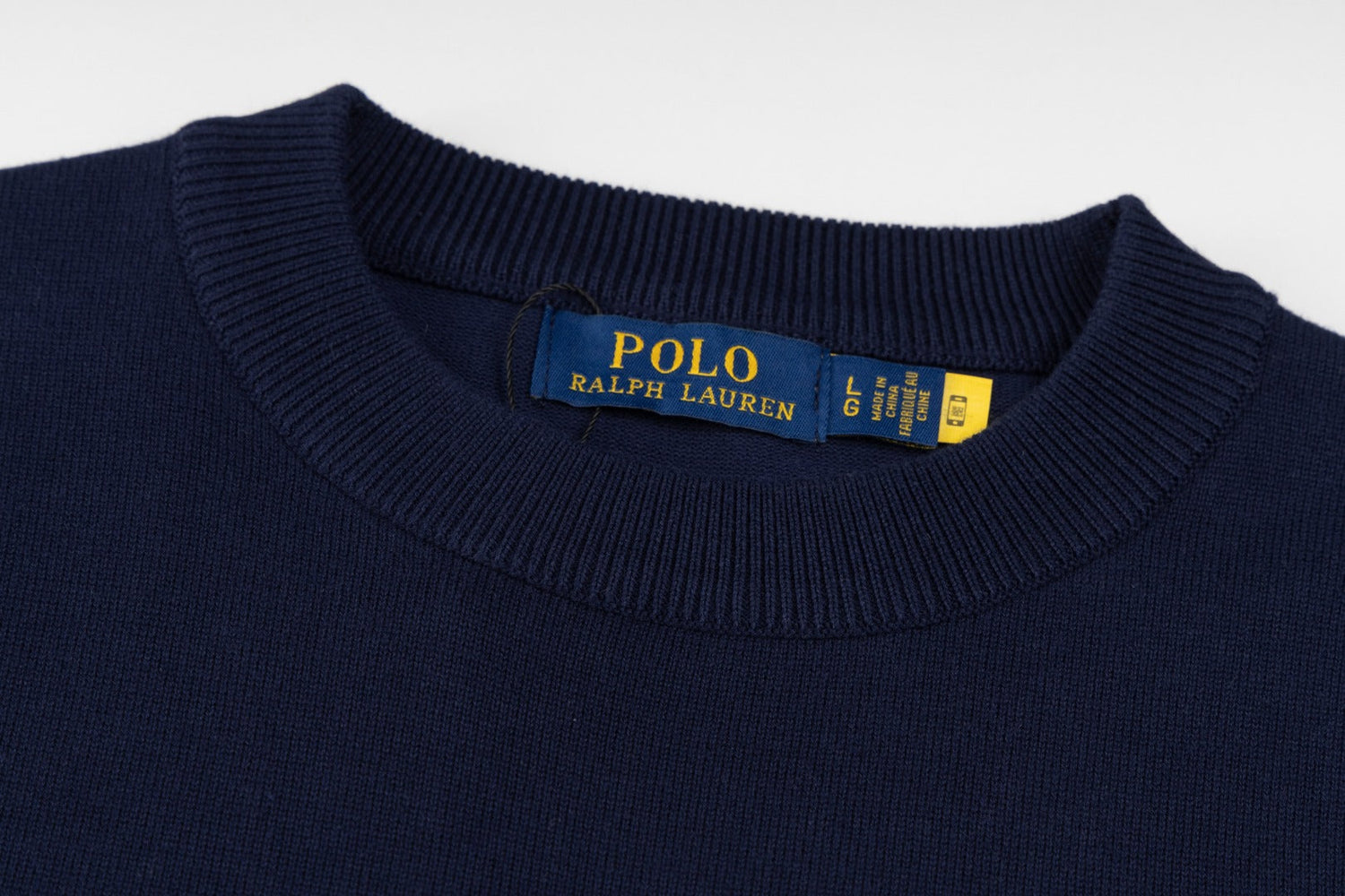 Ralph Lauren Klasik Bisiklet Yaka Pamuklu Sweatshirt