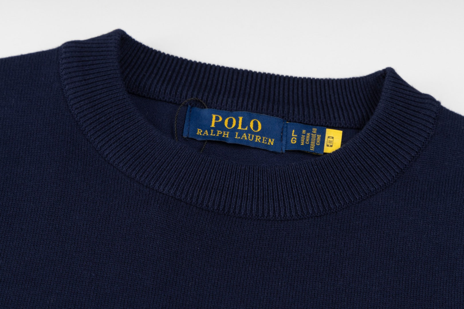 Ralph Lauren Klasik Bisiklet Yaka Pamuklu Sweatshirt