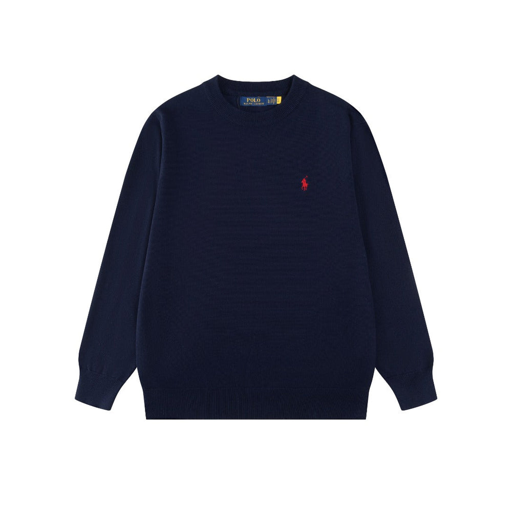 Ralph Lauren Klasik Bisiklet Yaka Pamuk Sweatshirt