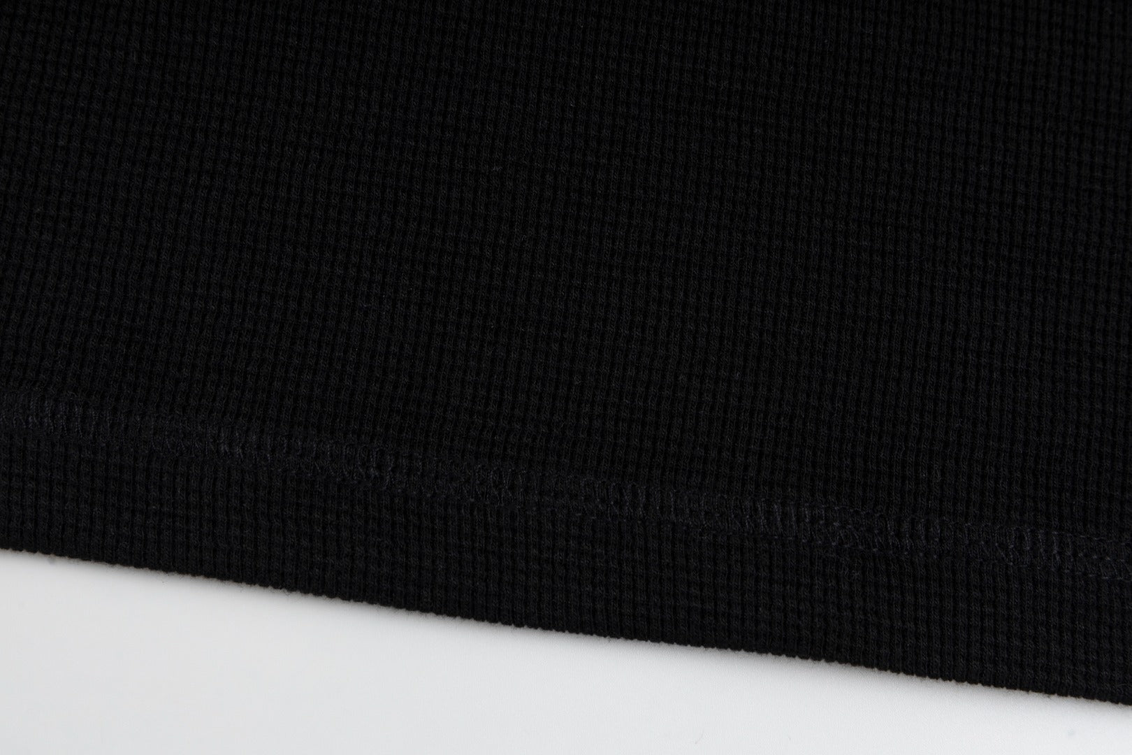 Ralph Lauren Waffle Kumaş Henley Yaka Sweatshirt