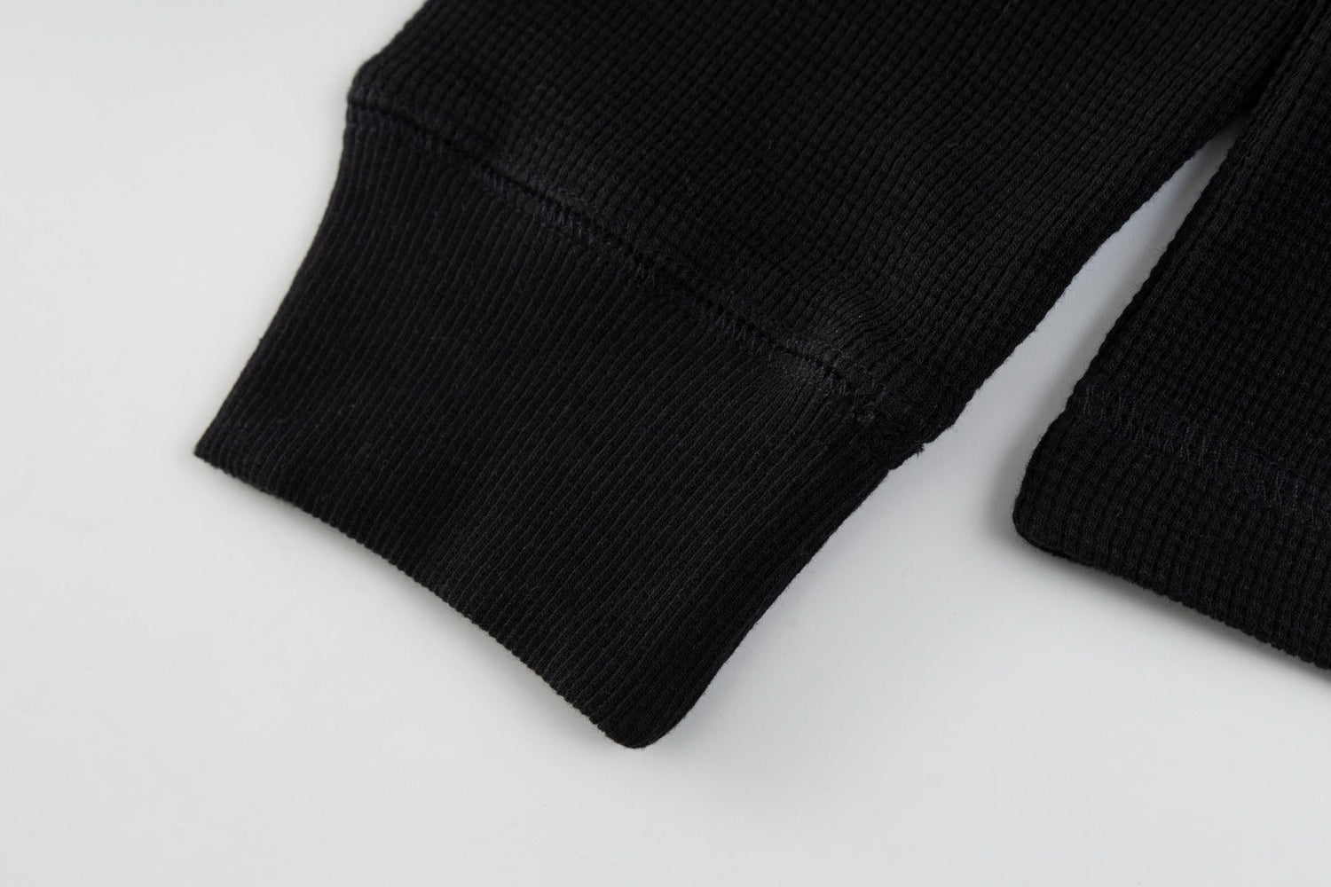 Ralph Lauren Waffle Kumaş Henley Yaka Sweatshirt