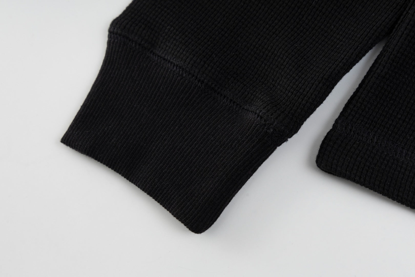Ralph Lauren Waffle Kumaş Henley Yaka Sweatshirt