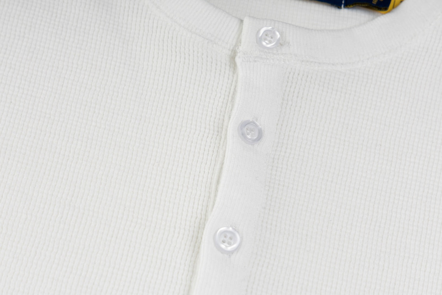 Ralph Lauren Waffle Kumaş Henley Yaka Sweatshirt