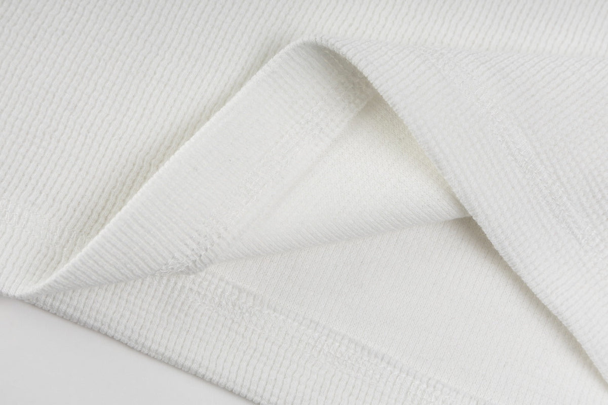 Ralph Lauren Waffle Fabric Henley Neck Sweatshirt