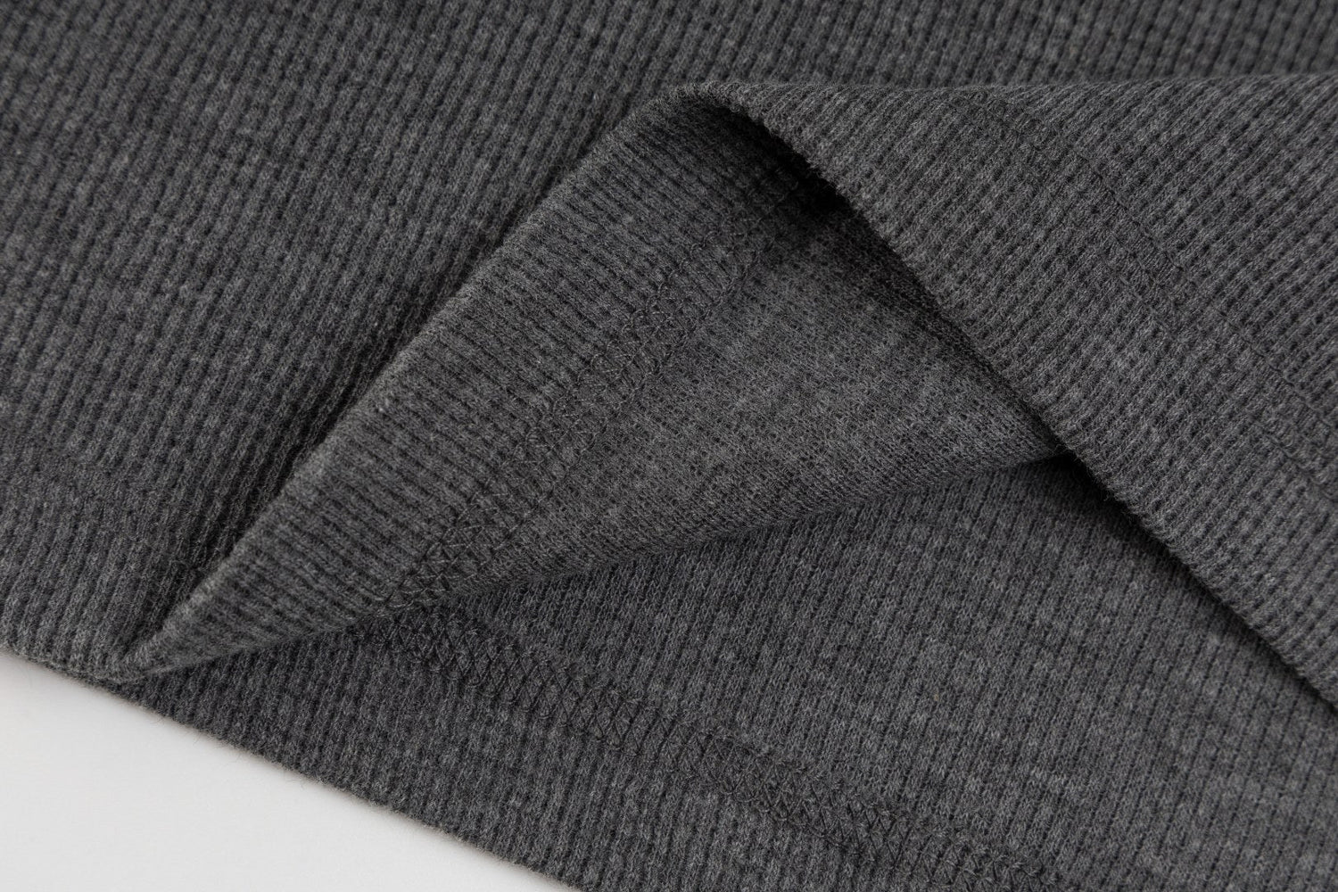 Ralph Lauren Waffle Kumaş Henley Yaka Sweatshirt