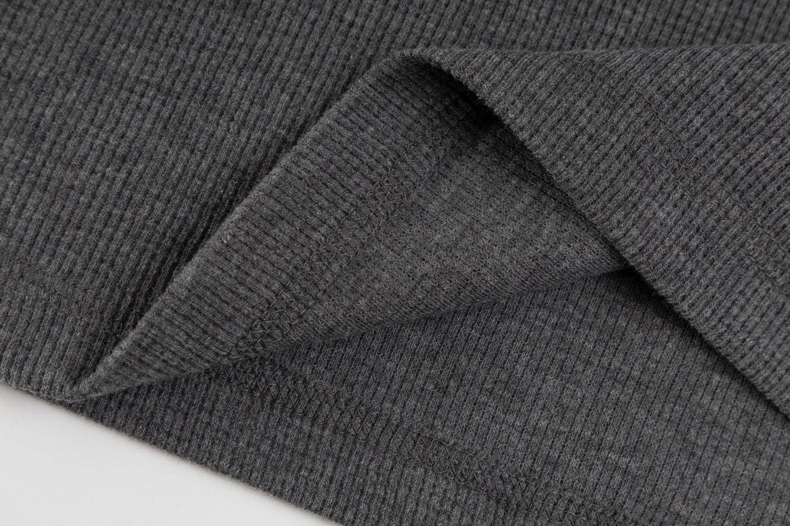 Ralph Lauren Waffle Fabric Henley Neck Sweatshirt