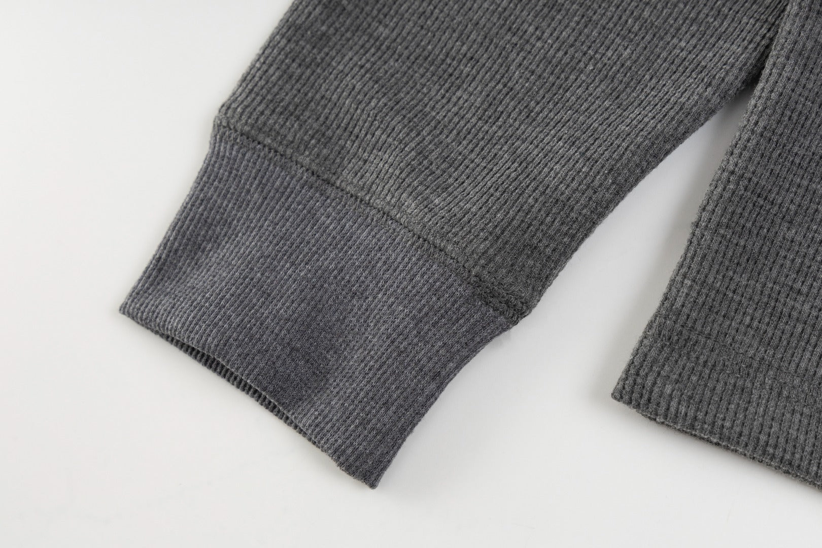 Ralph Lauren Waffle Fabric Henley Neck Sweatshirt