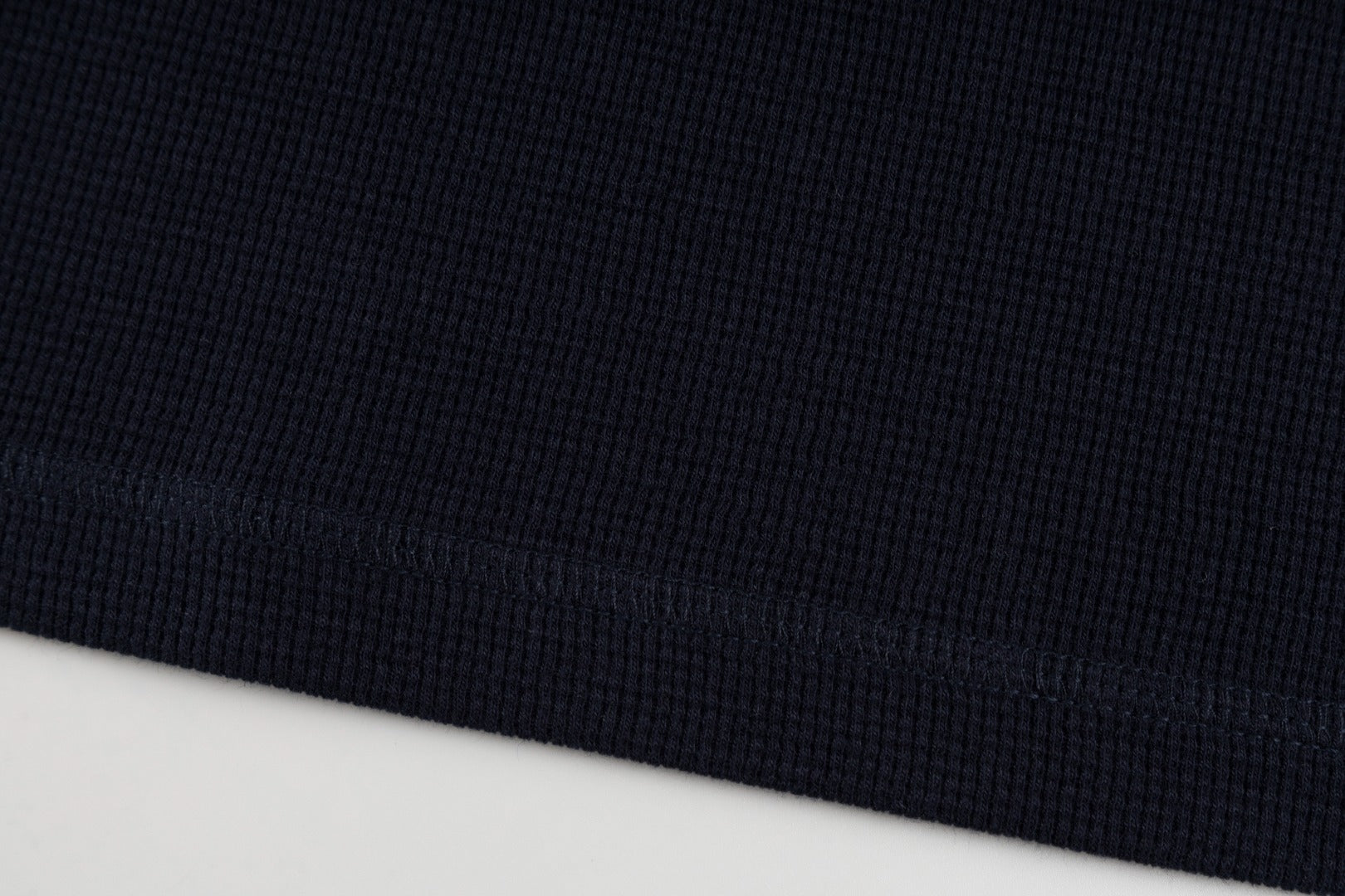 Ralph Lauren Waffle Fabric Henley Neck Sweatshirt