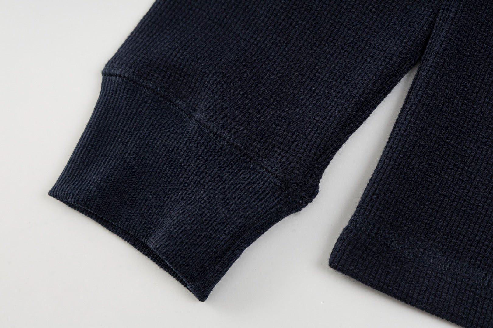 Ralph Lauren Waffle Fabric Henley Neck Sweatshirt
