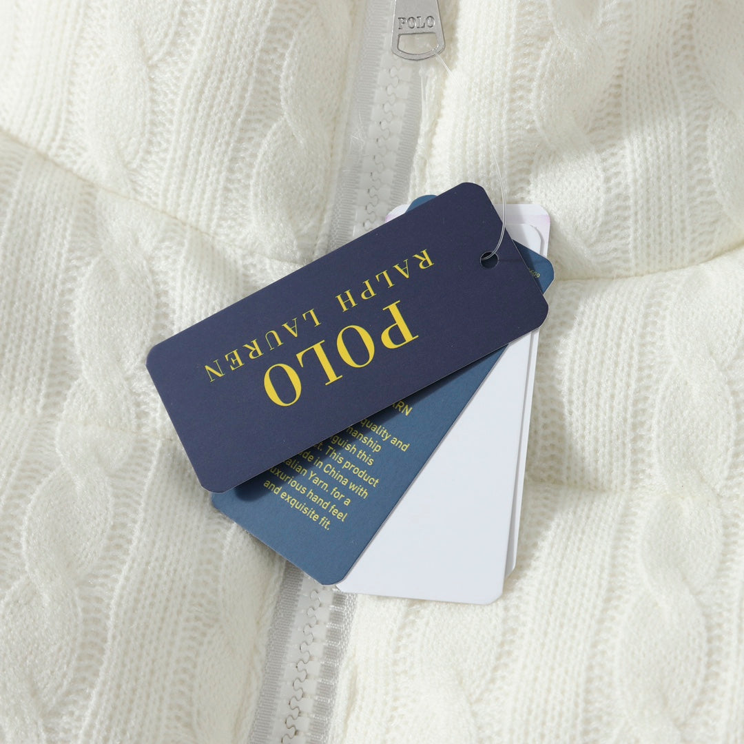 Ralph Lauren Saç Örgüsü Desenli Şişme Mont