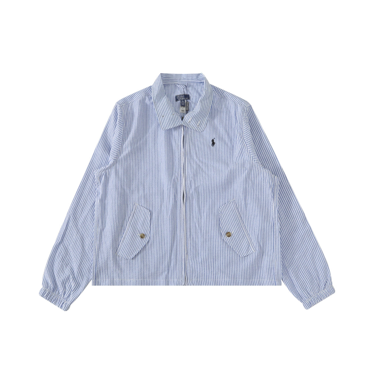Ralph Lauren Blue-White Striped Lightweight Shirt