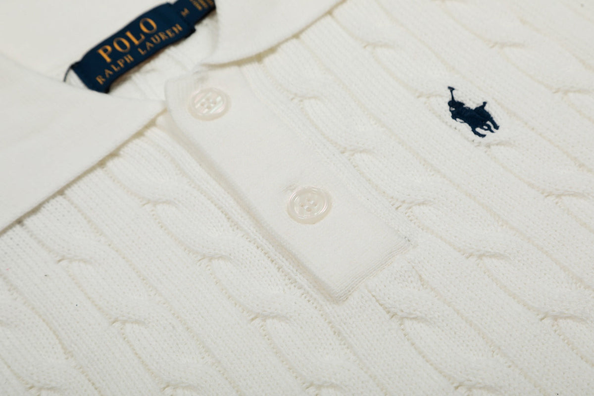 Ralph Lauren Polo Collar Knit Vest - Polo Yaka Triko Yelek