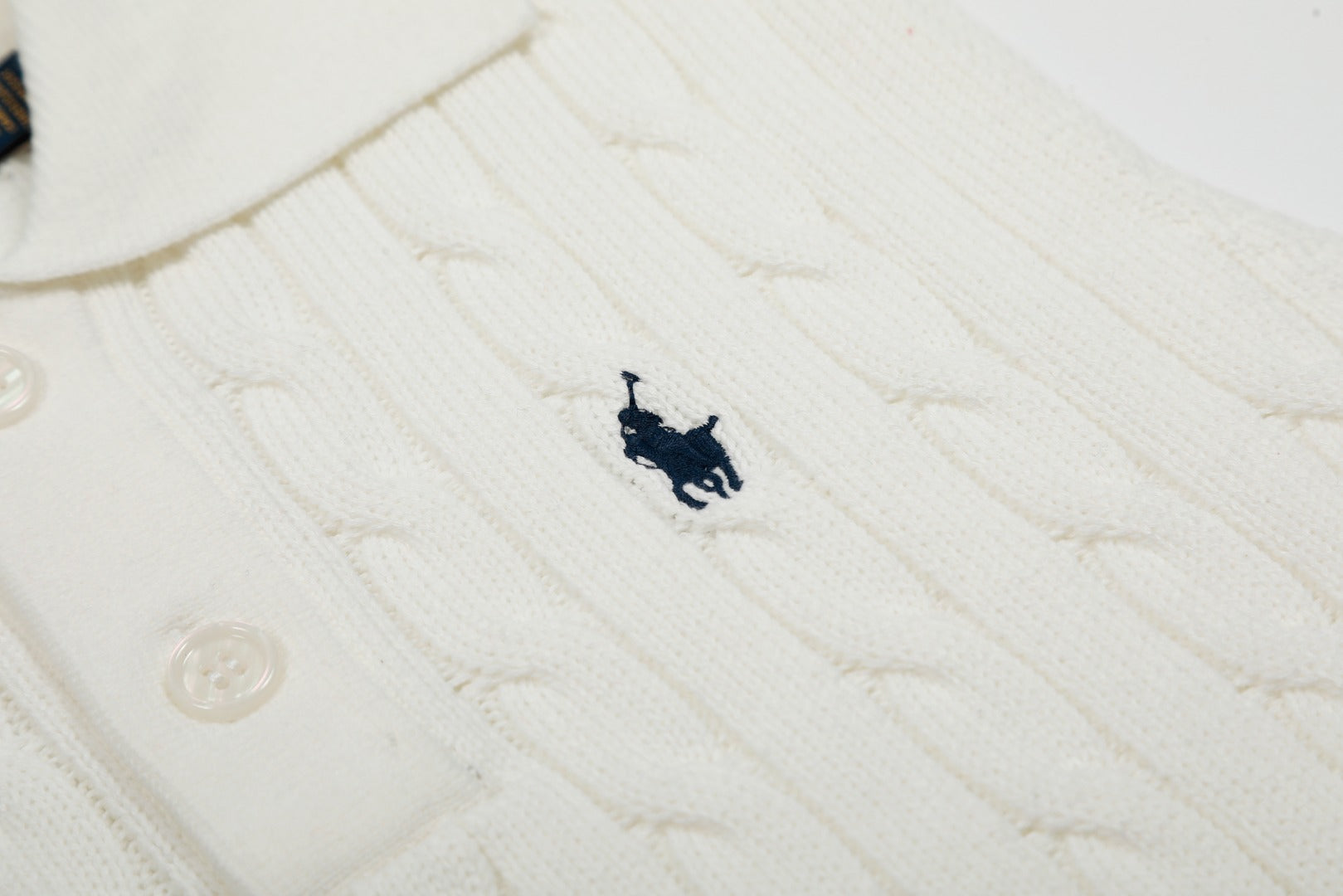 Ralph Lauren Polo Collar Knit Vest - Polo Yaka Triko Yelek