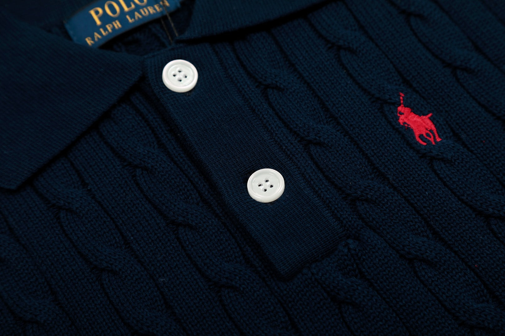 Ralph Lauren Polo Collar Knit Vest - Polo Yaka Triko Yelek