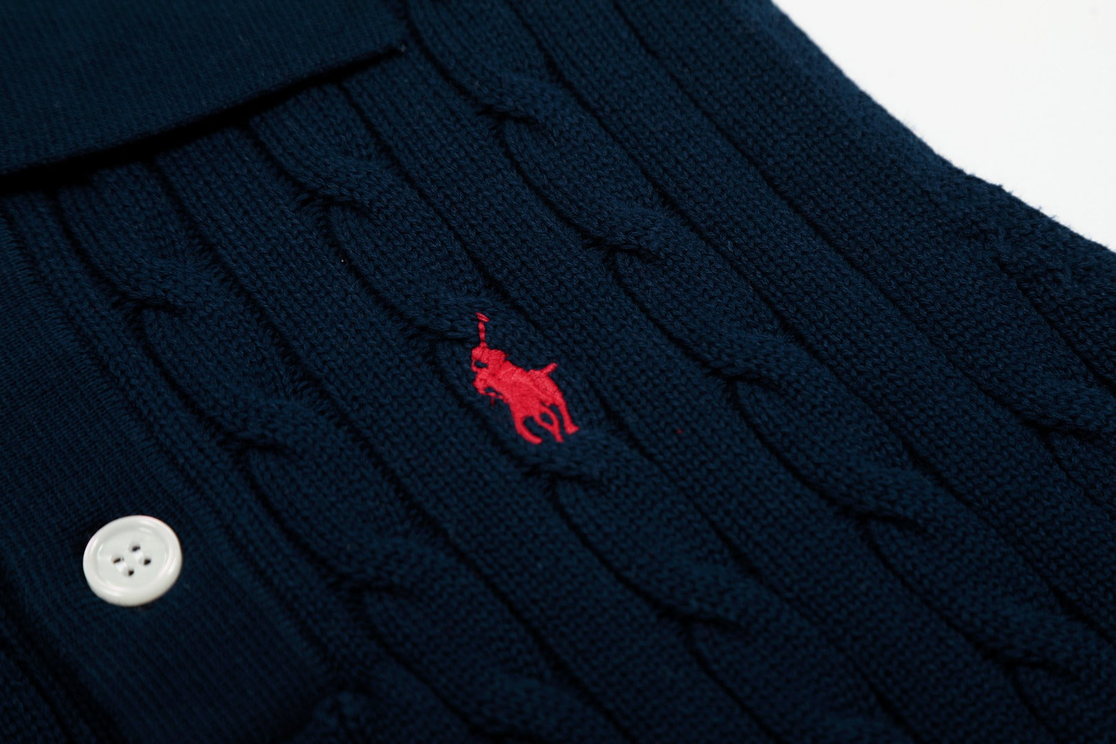 Ralph Lauren Polo Collar Knit Vest - Polo Yaka Triko Yelek