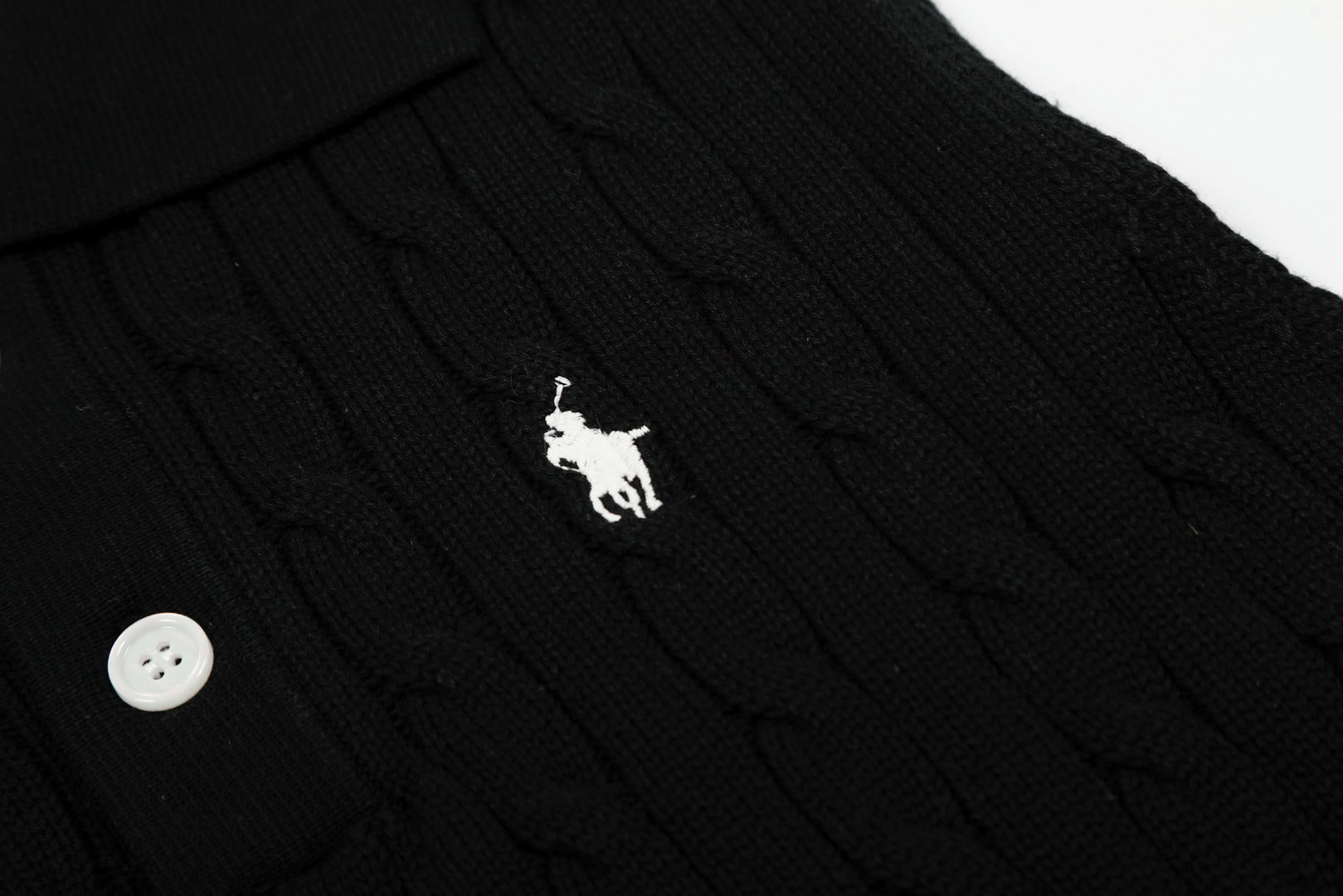 Ralph Lauren Polo Collar Knit Vest - Polo Yaka Triko Yelek