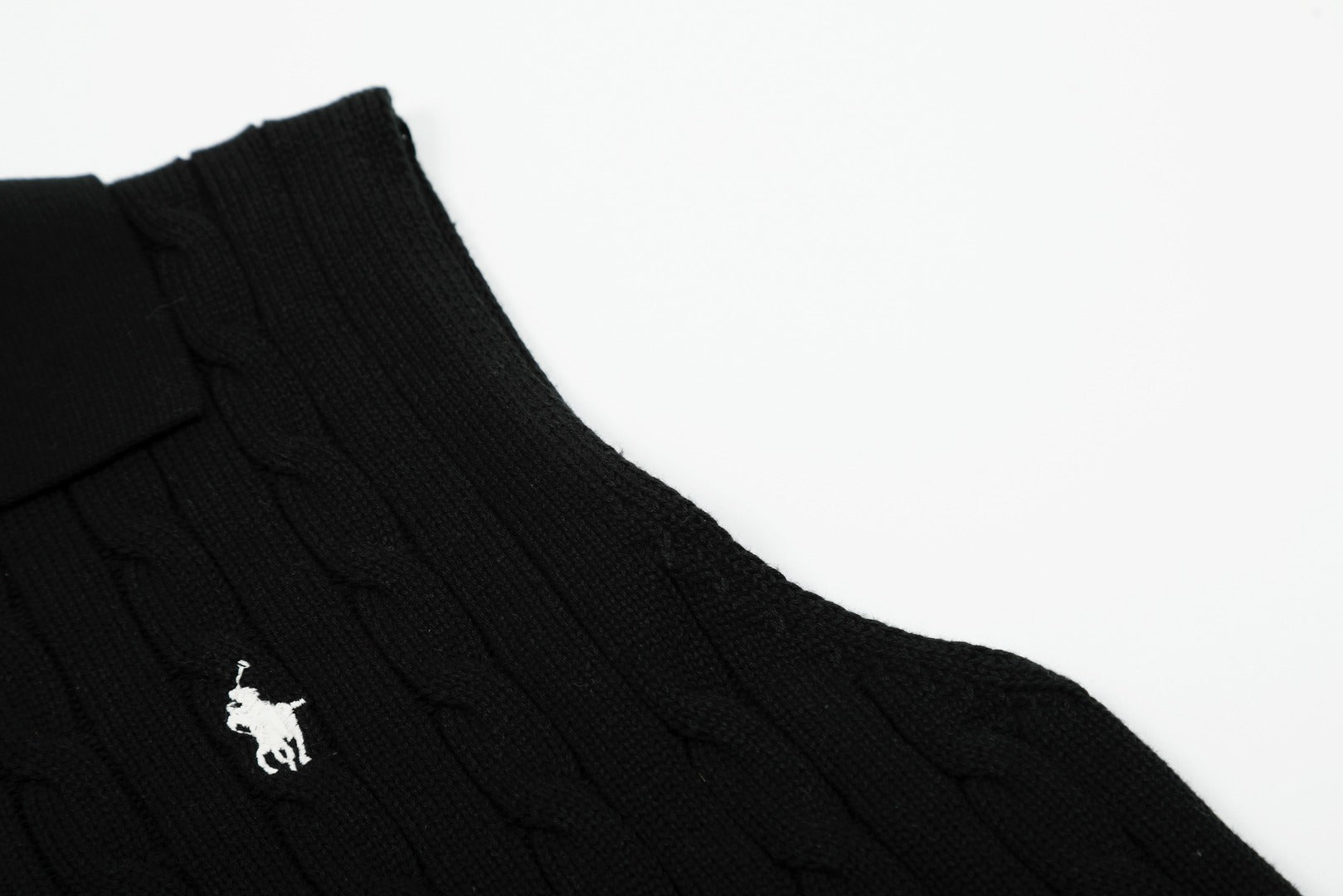 Ralph Lauren Polo Collar Knit Vest - Polo Yaka Triko Yelek