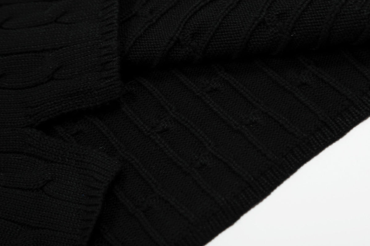 Ralph Lauren Polo Collar Knit Vest - Polo Yaka Triko Yelek