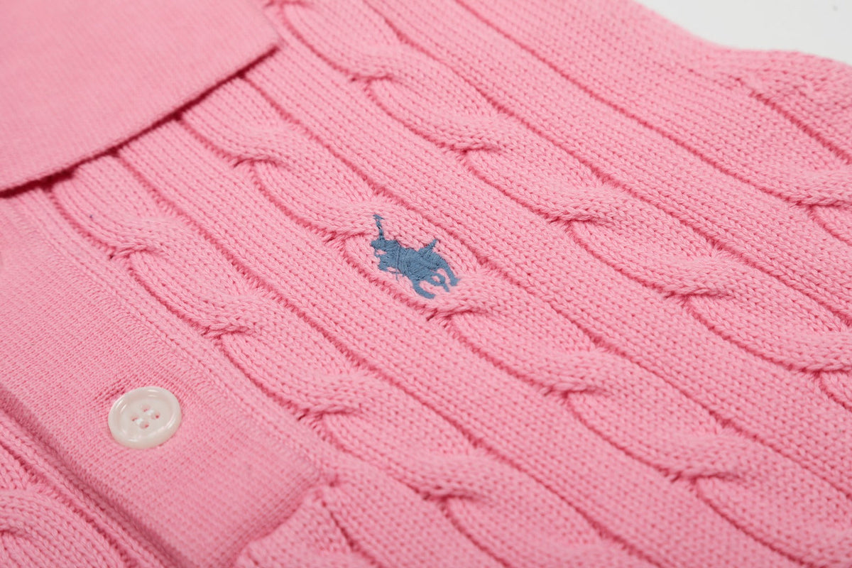 Ralph Lauren Polo Collar Knit Vest - Polo Yaka Triko Yelek