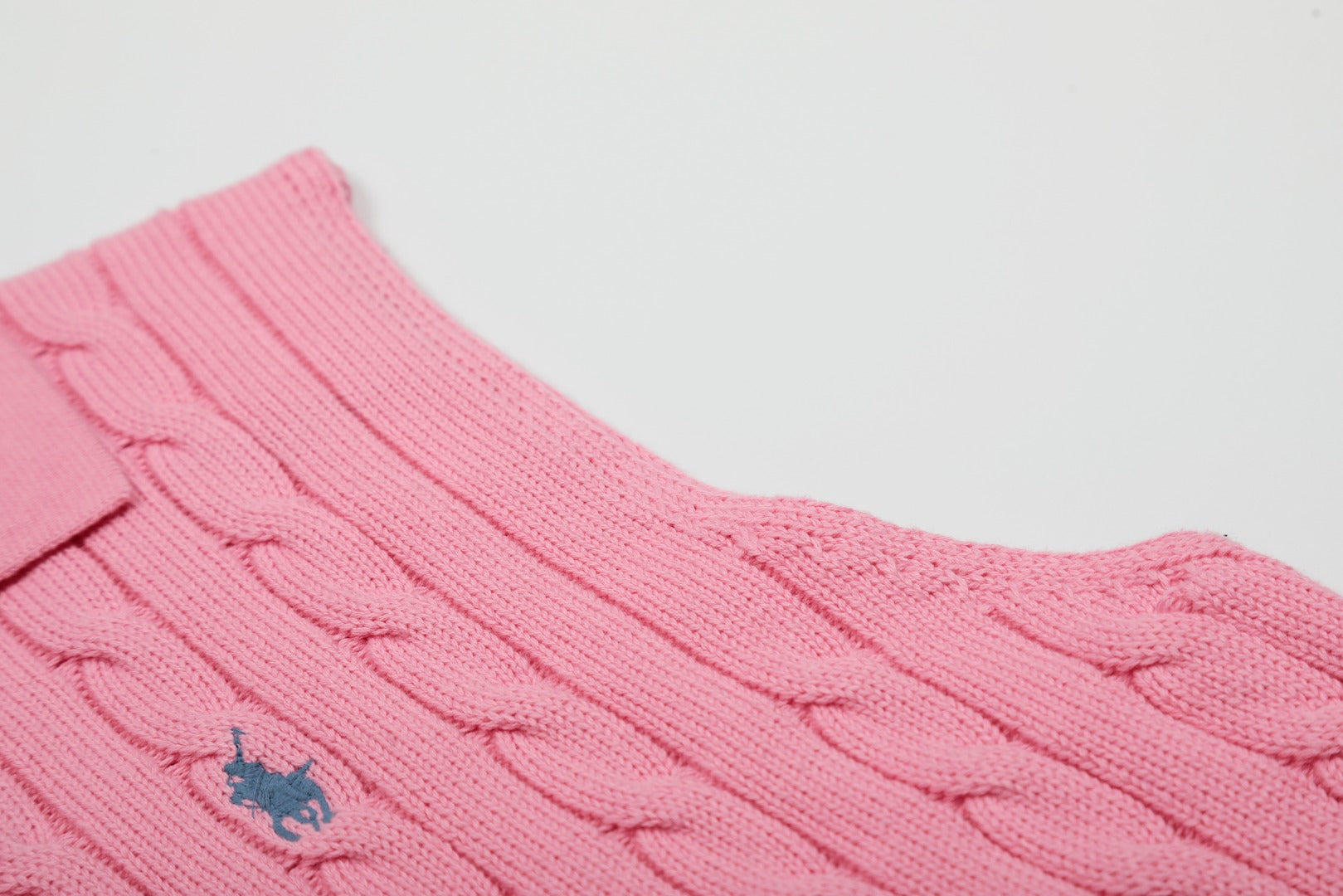 Ralph Lauren Polo Collar Knit Vest - Polo Yaka Triko Yelek
