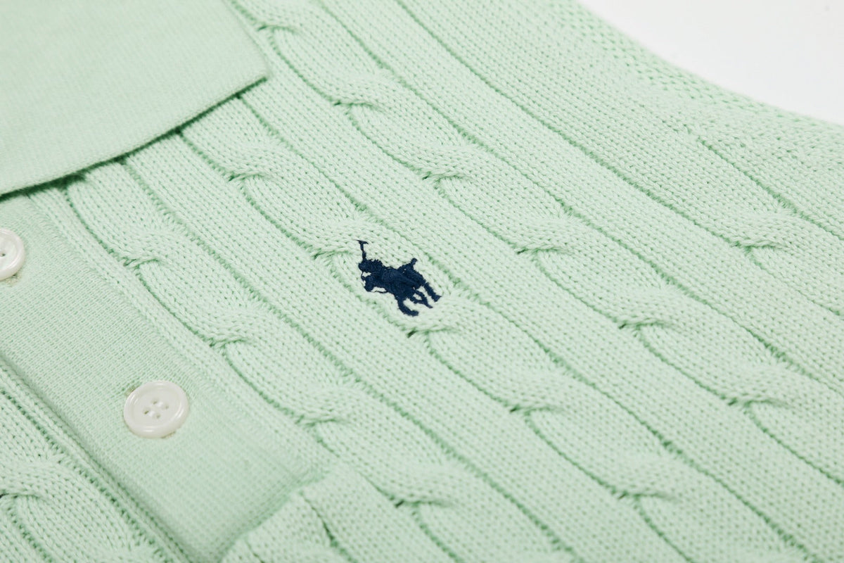 Ralph Lauren Polo Collar Knit Vest - Polo Yaka Triko Yelek