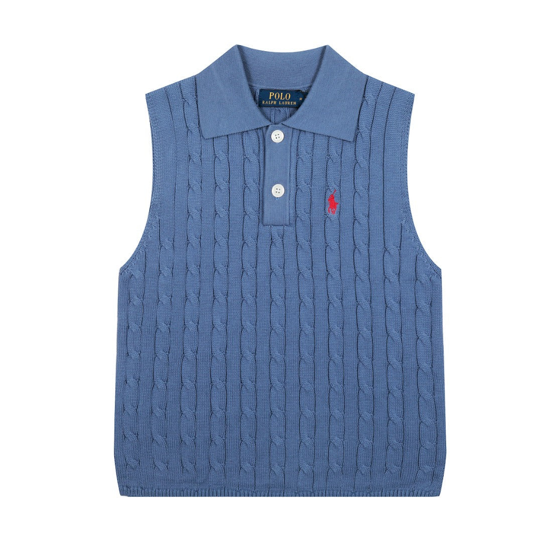 Ralph Lauren Polo Yaka Triko Yelek