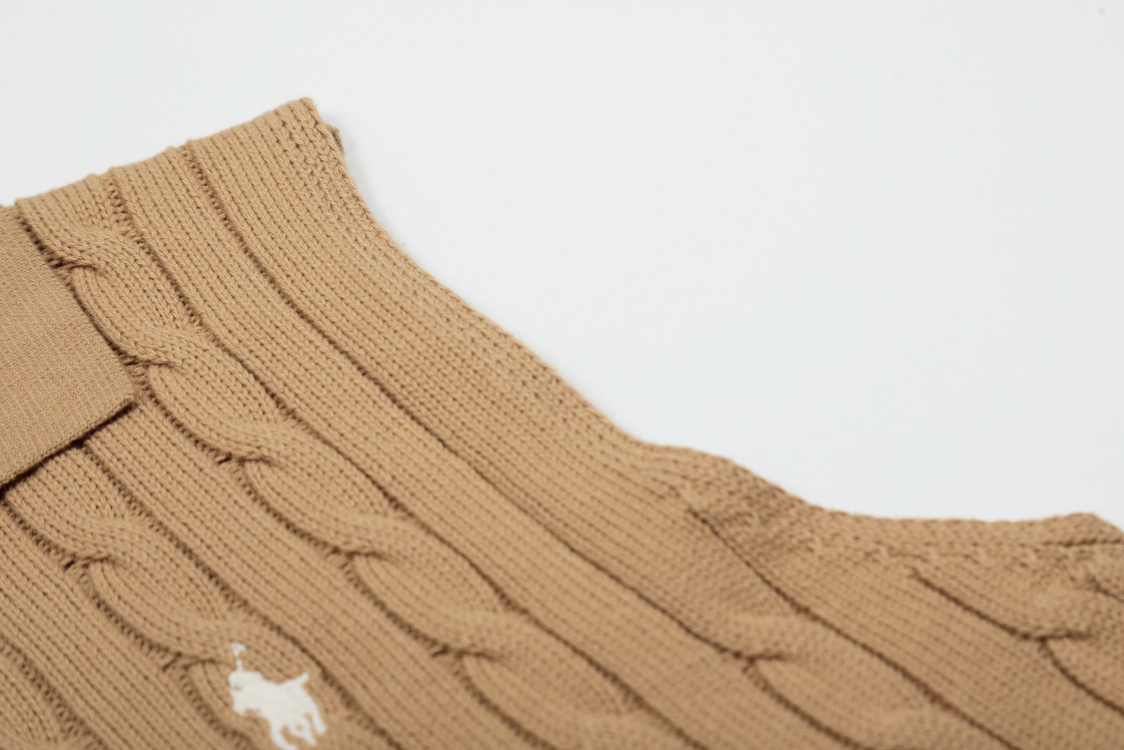 Ralph Lauren Polo Collar Knit Vest - Polo Yaka Triko Yelek
