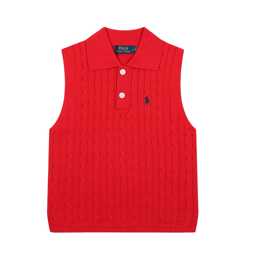 Ralph Lauren Polo Yaka Triko Yelek