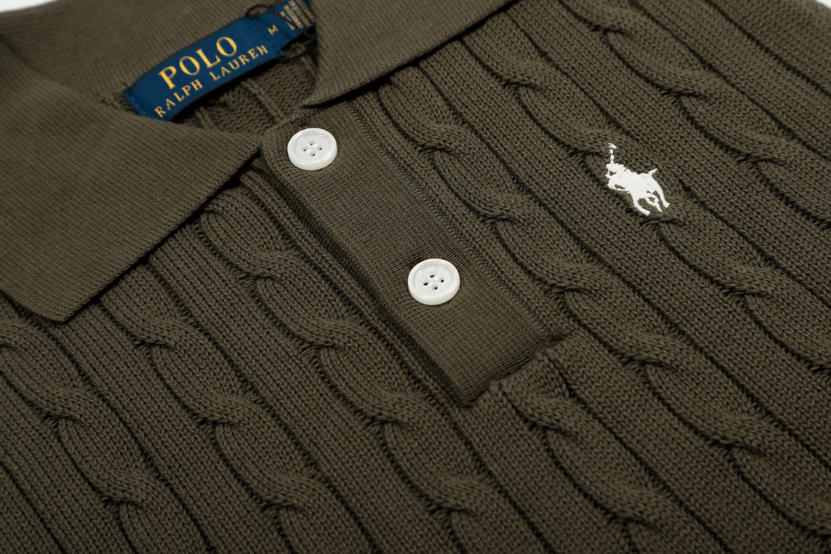 Ralph Lauren Polo Collar Knit Vest - Polo Yaka Triko Yelek