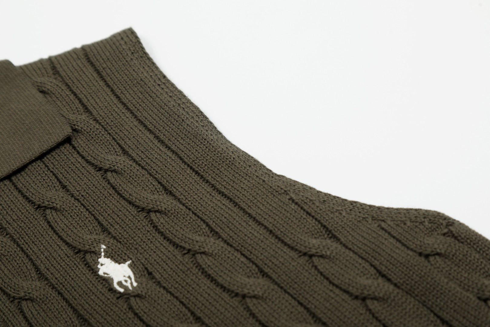 Ralph Lauren Polo Collar Knit Vest - Polo Yaka Triko Yelek