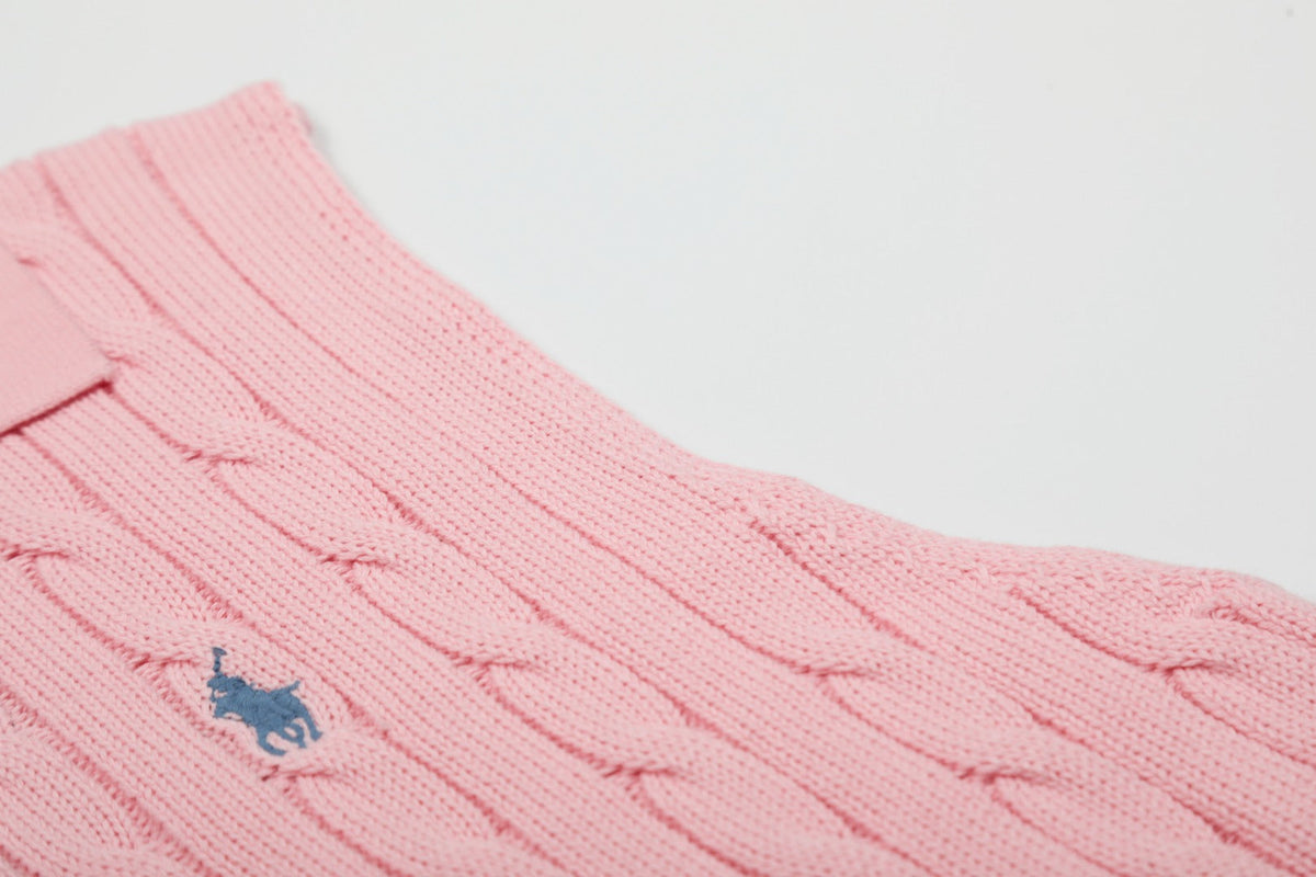 Ralph Lauren Polo Collar Knit Vest - Polo Yaka Triko Yelek