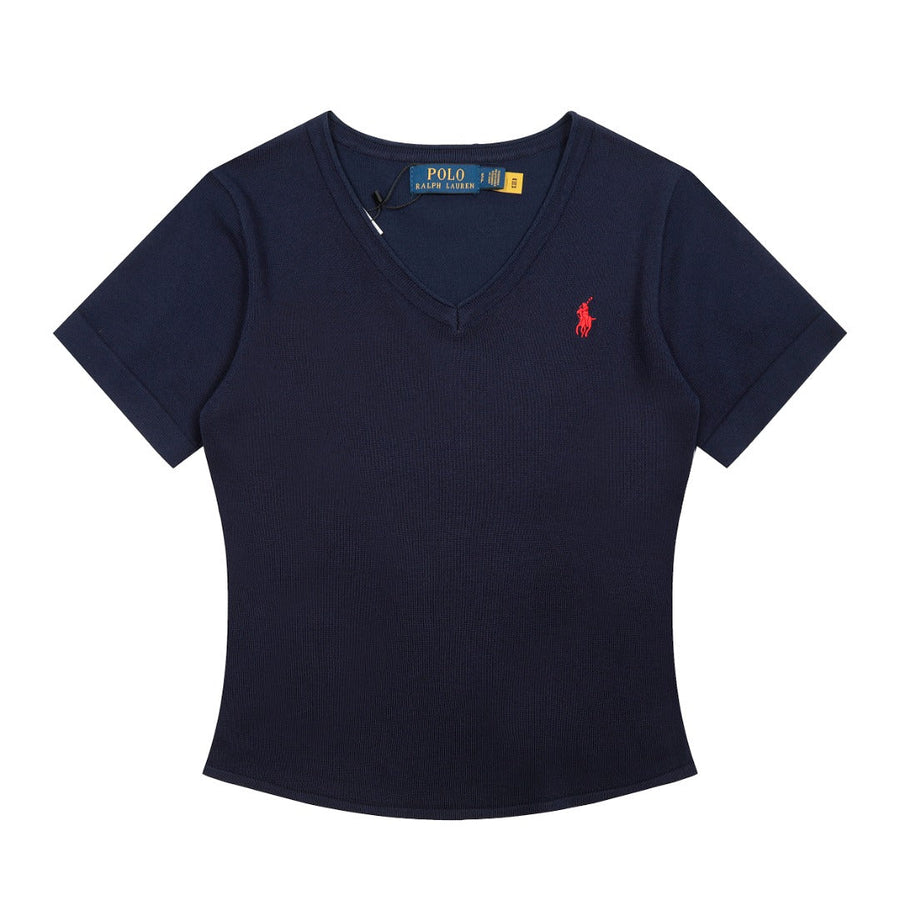 Ralph Lauren V-Neck Women’s Knit T-Shirt