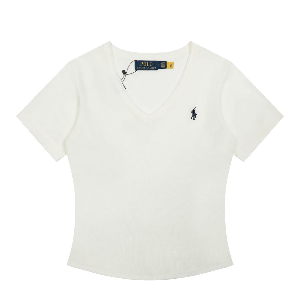 Ralph Lauren V-Neck Women’s Knit T-Shirt
