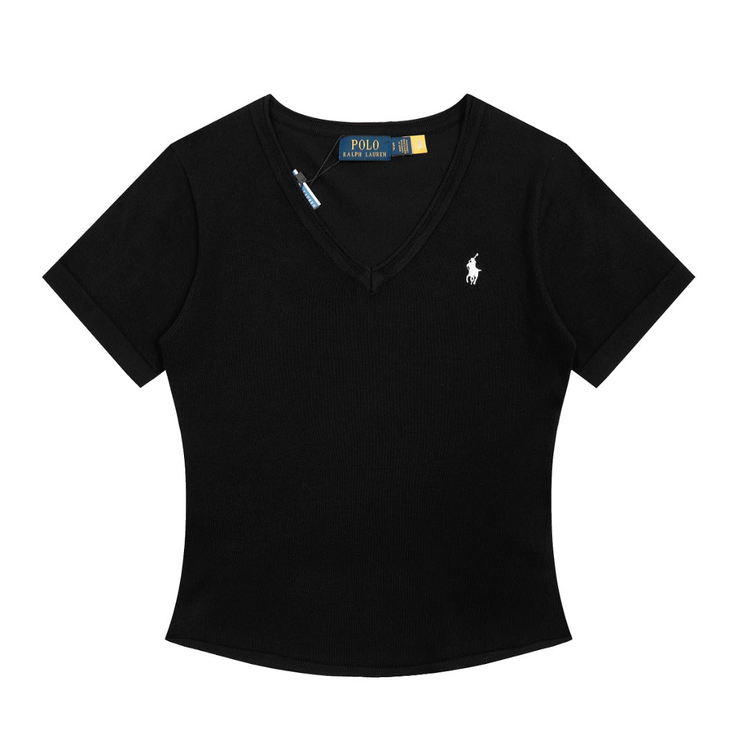 Ralph Lauren V-Neck Women’s Knit T-Shirt