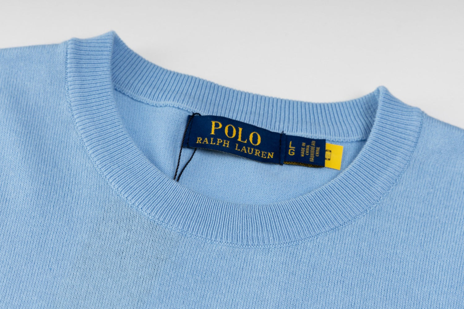 Ralph Lauren Klasik Bisiklet Yaka Pamuklu Tişört