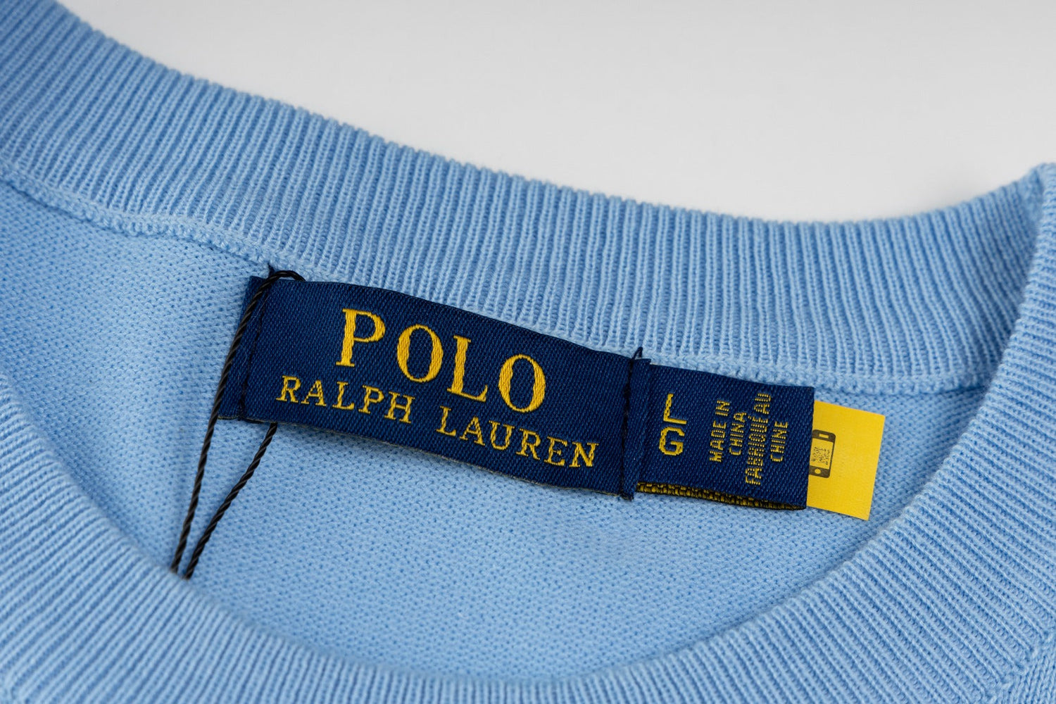 Ralph Lauren Klasik Bisiklet Yaka Pamuklu Tişört