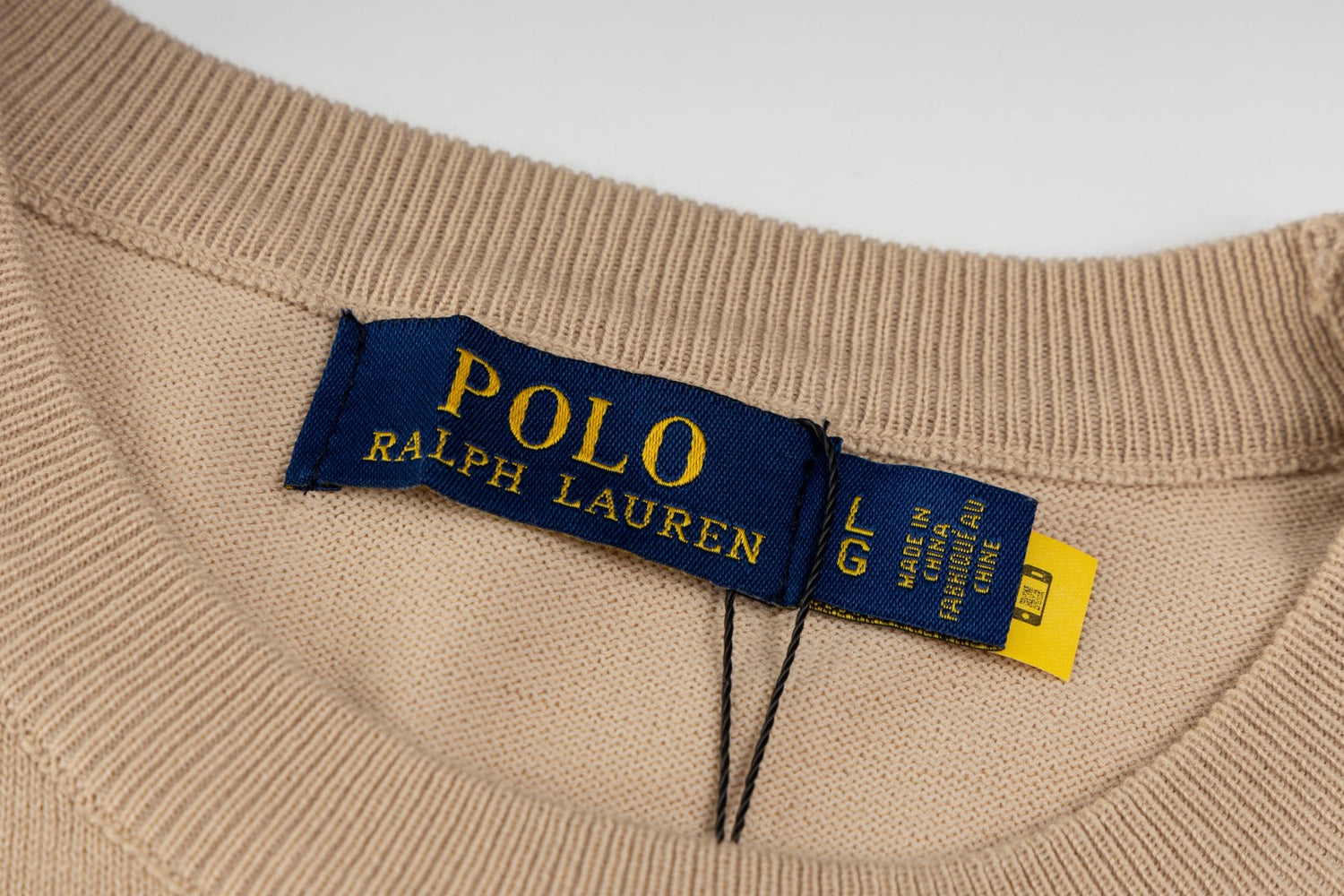 Ralph Lauren Klasik Bisiklet Yaka Pamuklu Tişört