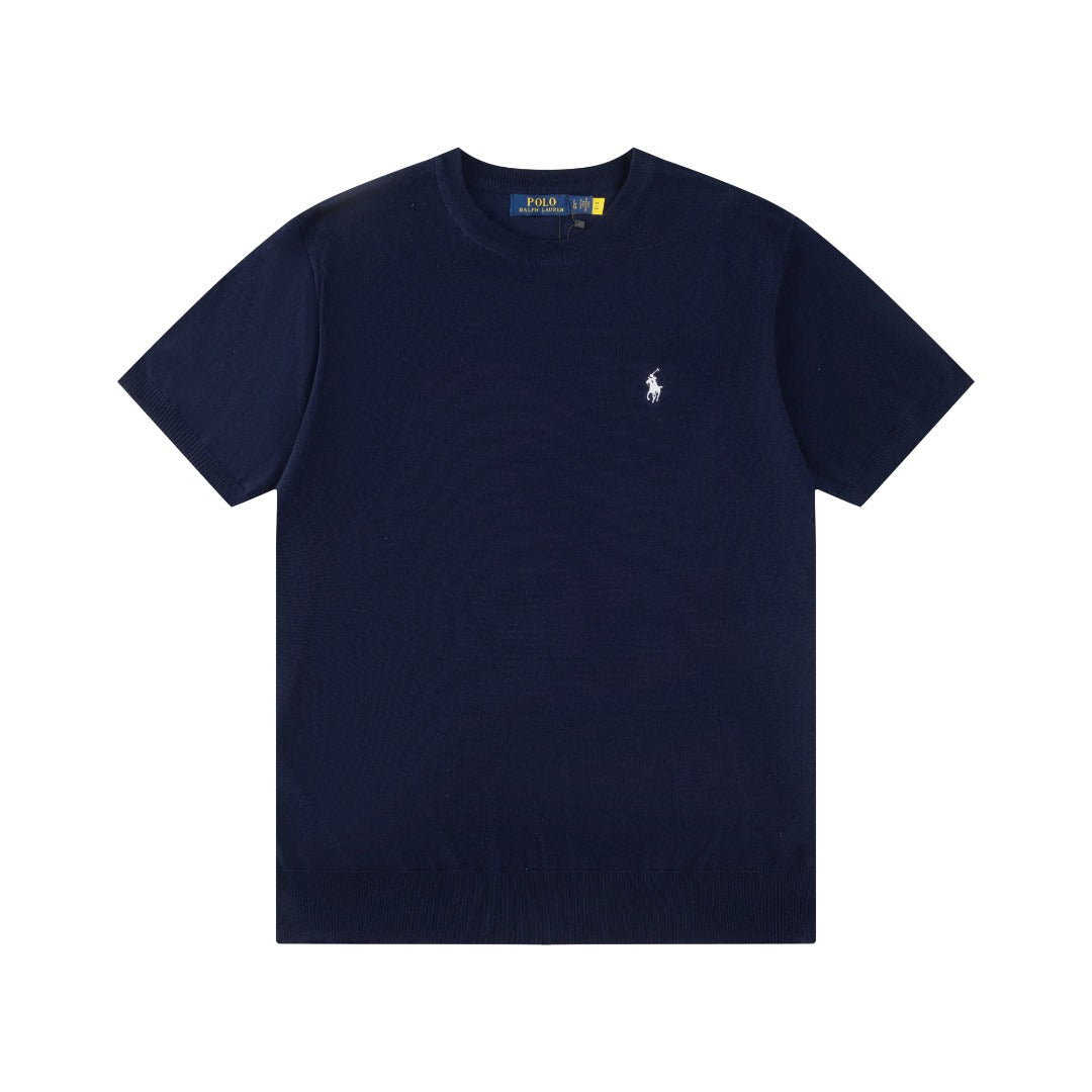 Ralph Lauren Klasik Bisiklet Yaka Pamuklu Tişört